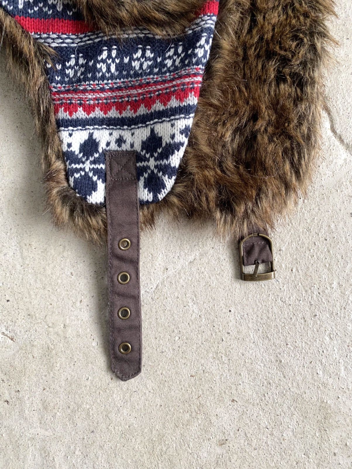 Japanese Brand Vintage Soviet Era Black Fur Ushanka Trapper Hat Winter Cap Size ONE SIZE - 6 Thumbnail