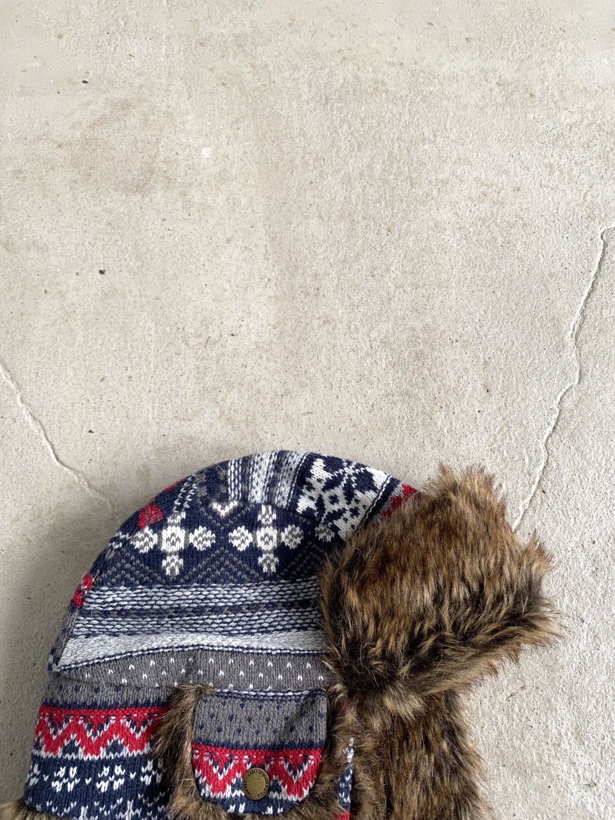 Japanese Brand Vintage Soviet Era Black Fur Ushanka Trapper Hat Winter Cap Size ONE SIZE - 5 Thumbnail