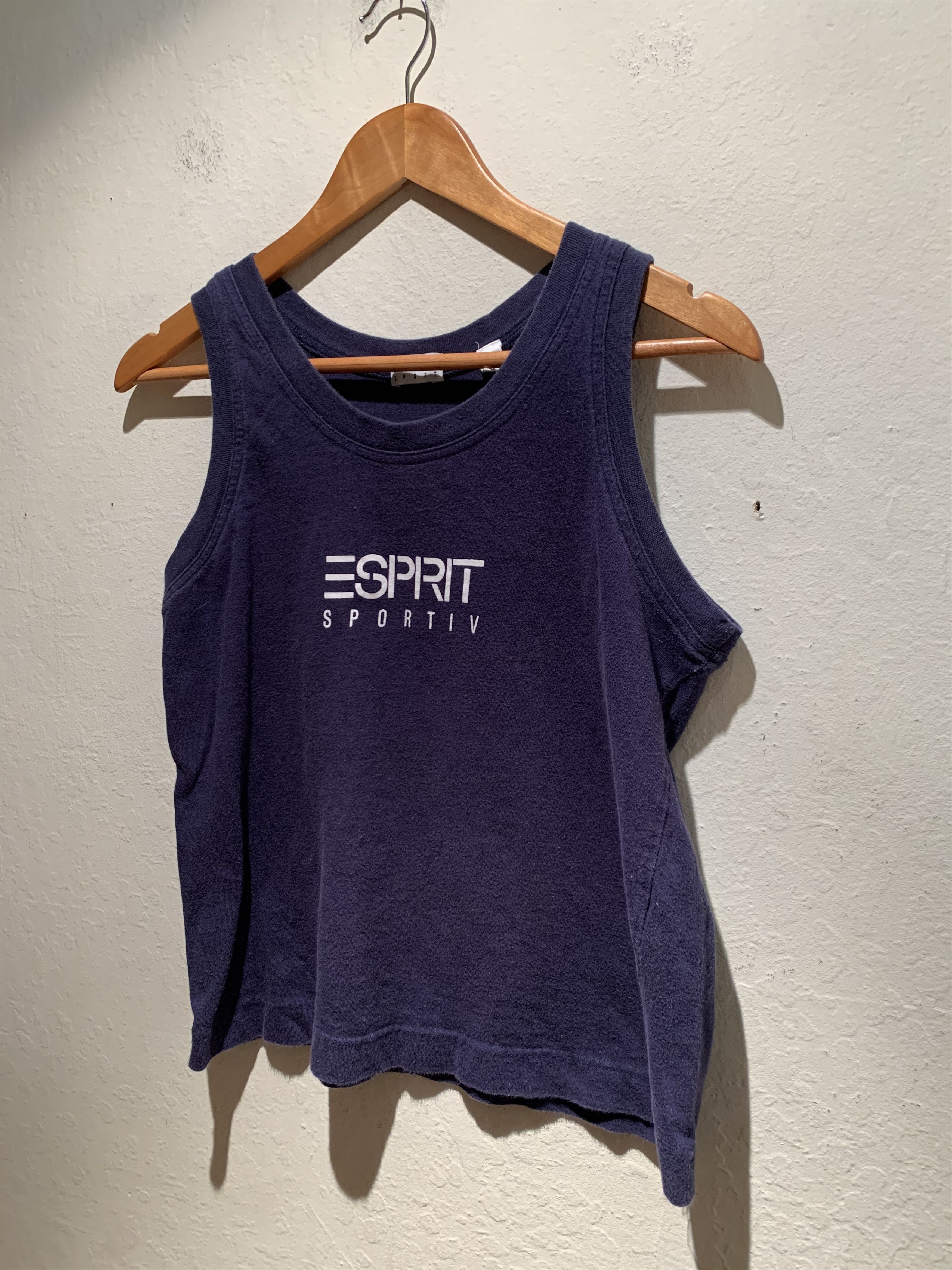 Esprit × Vintage *RARE* Vintage ESPRIT Sport Sportiv USA-Made Tank Top Size M / US 6-8 / IT 42-44 - 1 Thumbnail