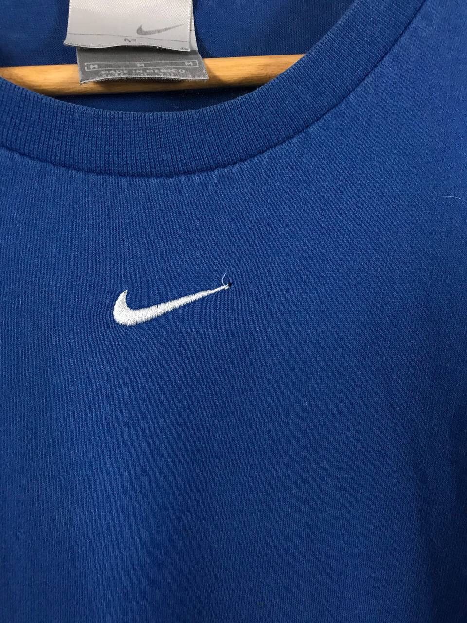 Nike × Vintage Nike swoosh streetwear vintage center logo longsleeve Size US M / EU 48-50 / 2 - 3 Thumbnail