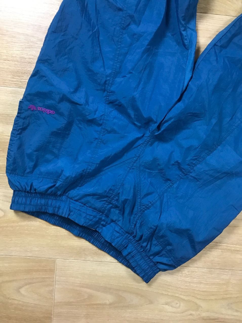 Adidas Adidas vintage streetwear nylon blue sweatpants Size US 34 / EU 50 - 6 Thumbnail