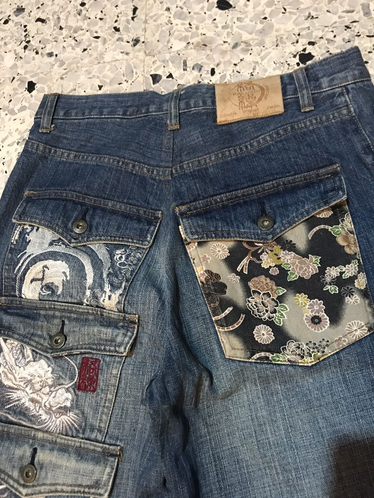 Karakuri Tamashii Karakuri Sukajan Denim Jeans Size US 30 / EU 46 - 7 Thumbnail