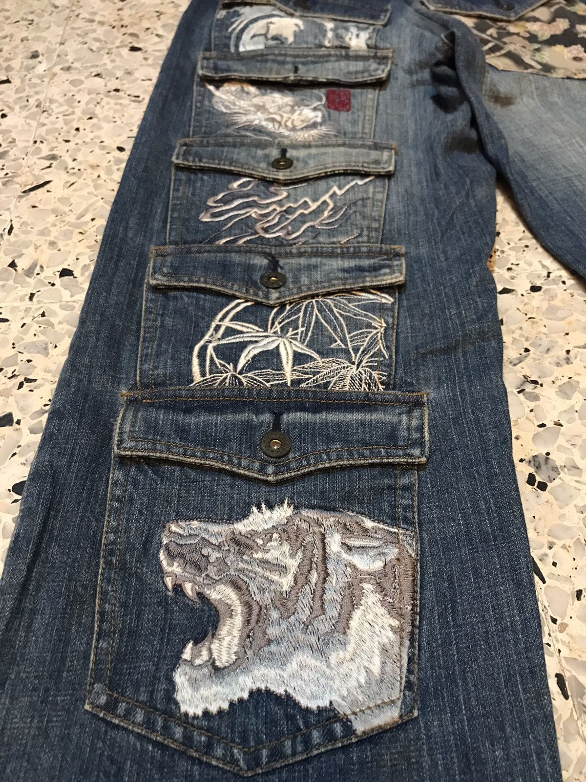 Karakuri Tamashii Karakuri Sukajan Denim Jeans Size US 30 / EU 46 - 6 Thumbnail