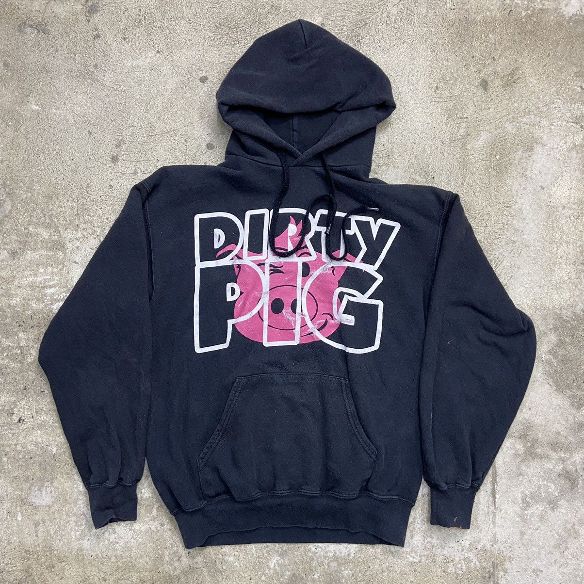 Band Tees × Vintage Plutocracy Sniping Pigz Hoodie | Grailed