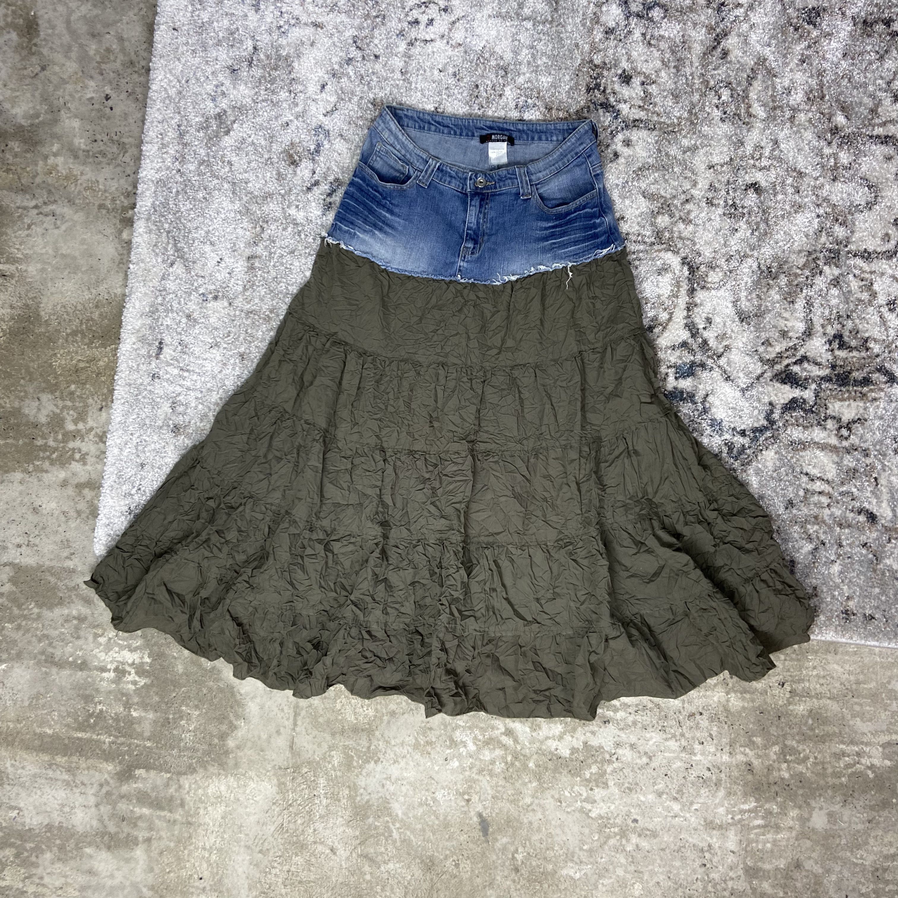 Morgan Homme ARCHIVE MORGAN DE TOI AVANGARDE RECYCLE Y2K SKIRT 3186 Size 30" / US 8 / IT 44 - 7 Thumbnail