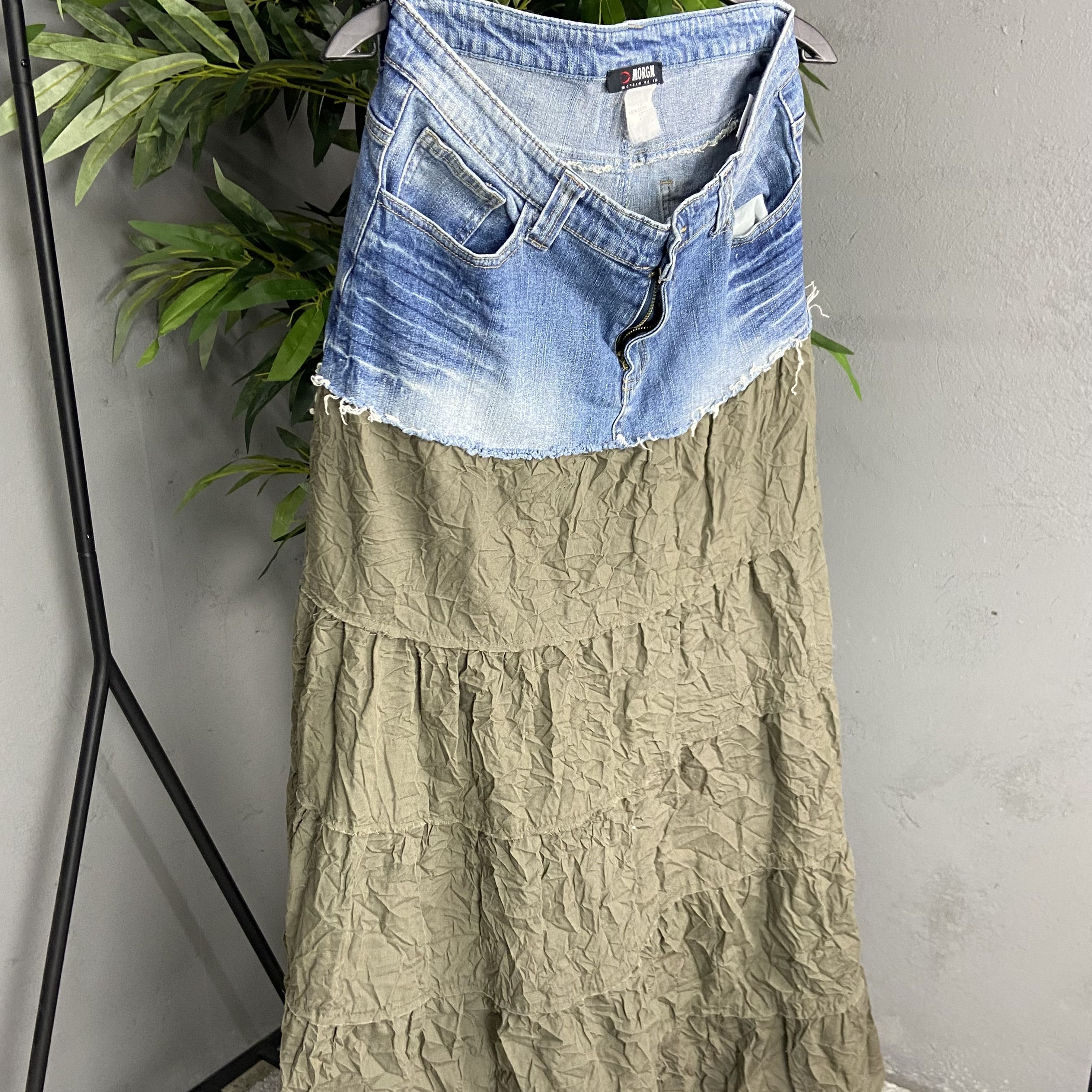 Morgan Homme ARCHIVE MORGAN DE TOI AVANGARDE RECYCLE Y2K SKIRT 3186 Size 30" / US 8 / IT 44 - 2 Thumbnail