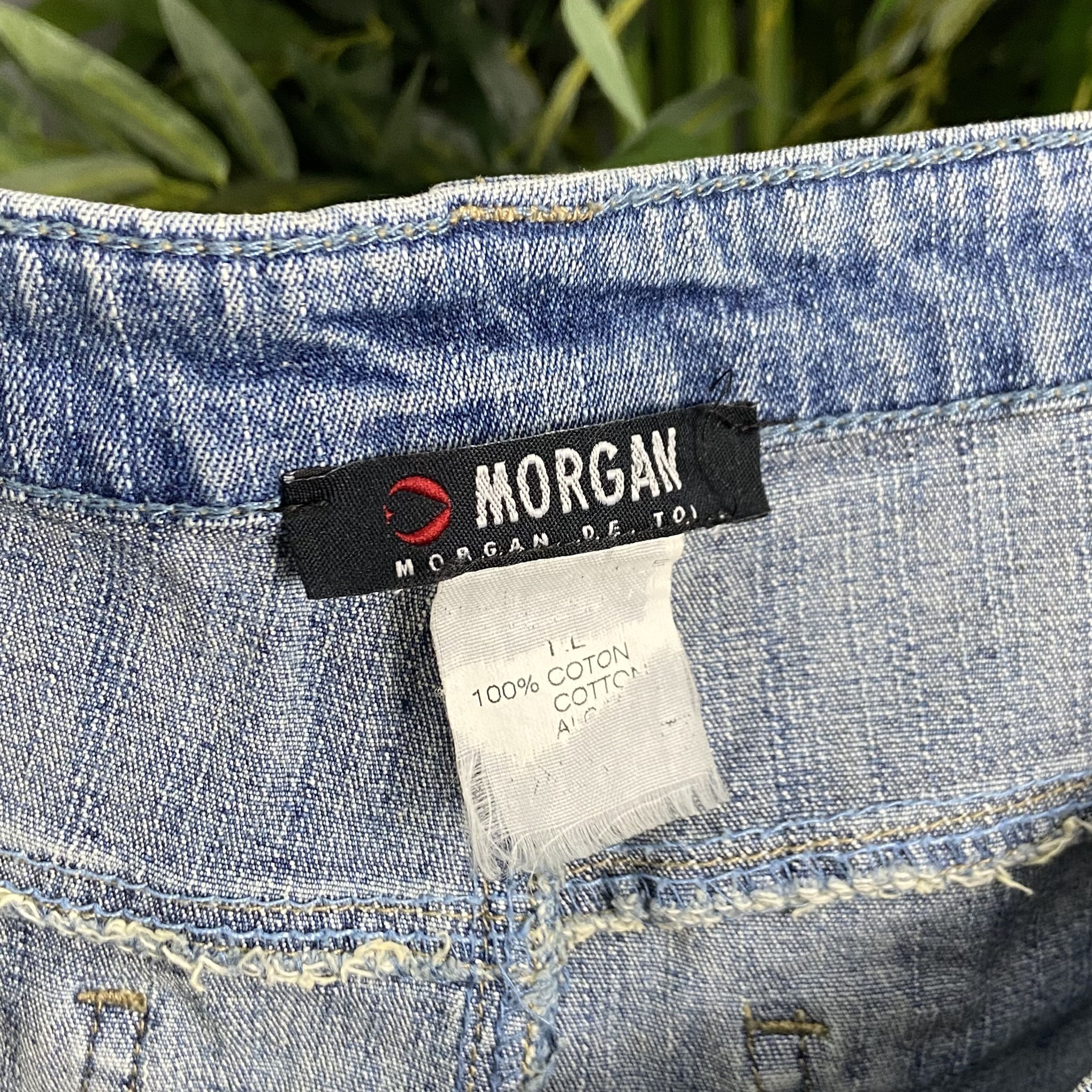 Morgan Homme ARCHIVE MORGAN DE TOI AVANGARDE RECYCLE Y2K SKIRT 3186 Size 30" / US 8 / IT 44 - 4 Thumbnail