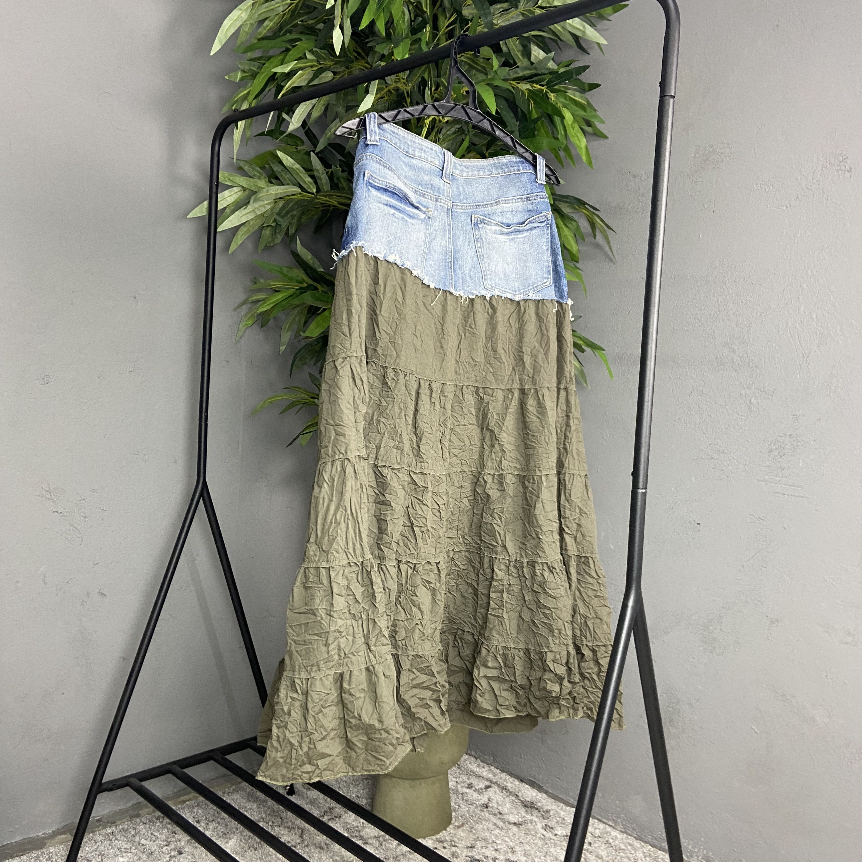 Morgan Homme ARCHIVE MORGAN DE TOI AVANGARDE RECYCLE Y2K SKIRT 3186 Size 30" / US 8 / IT 44 - 6 Thumbnail