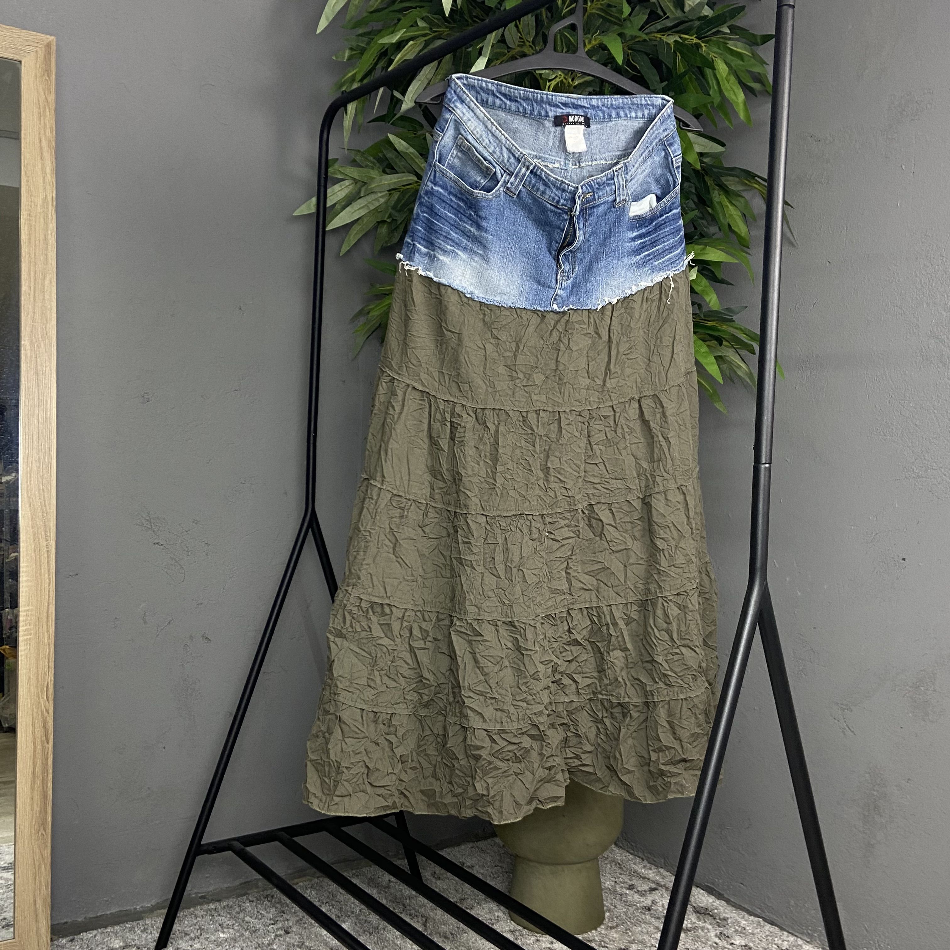 Morgan Homme ARCHIVE MORGAN DE TOI AVANGARDE RECYCLE Y2K SKIRT 3186 Size 30" / US 8 / IT 44 - 1 Thumbnail