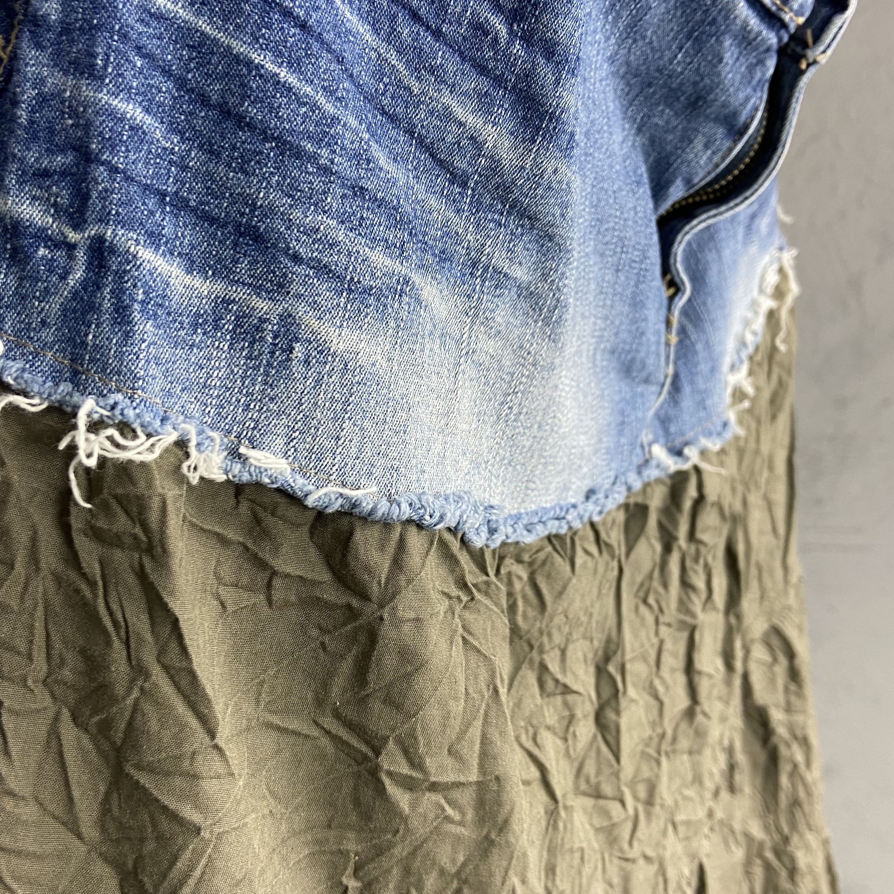 Morgan Homme ARCHIVE MORGAN DE TOI AVANGARDE RECYCLE Y2K SKIRT 3186 Size 30" / US 8 / IT 44 - 3 Thumbnail