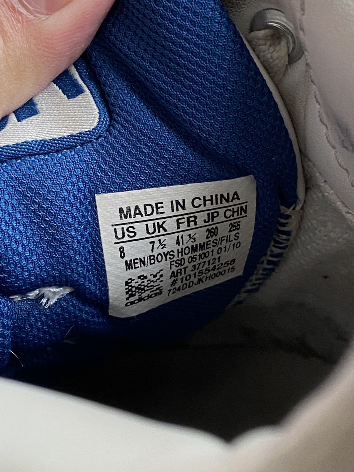 Adidas Rare Adidas Top Ten Low Shoes White Blue Sneakers Vintage Size US 8 / EU 41 - 15 Thumbnail