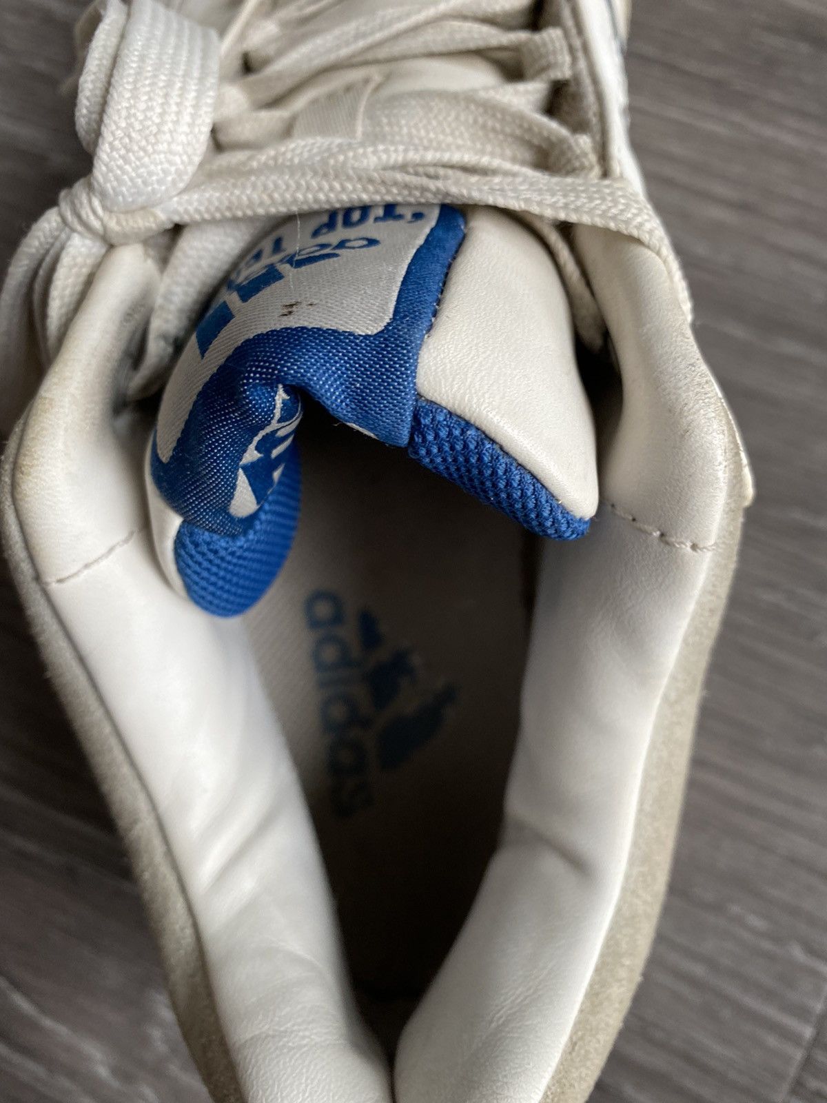 Adidas Rare Adidas Top Ten Low Shoes White Blue Sneakers Vintage Size US 8 / EU 41 - 12 Thumbnail