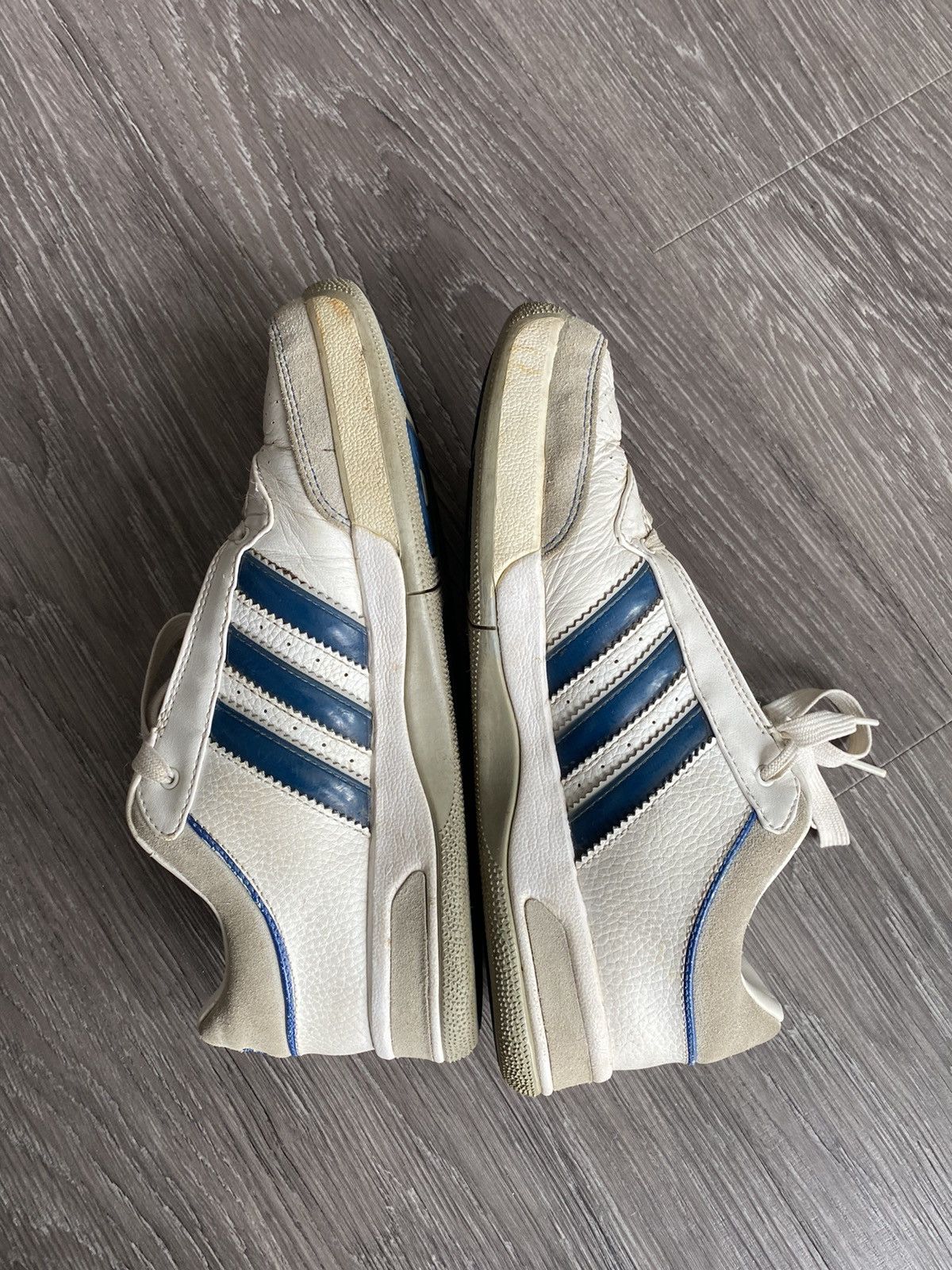 Adidas Rare Adidas Top Ten Low Shoes White Blue Sneakers Vintage Size US 8 / EU 41 - 9 Thumbnail
