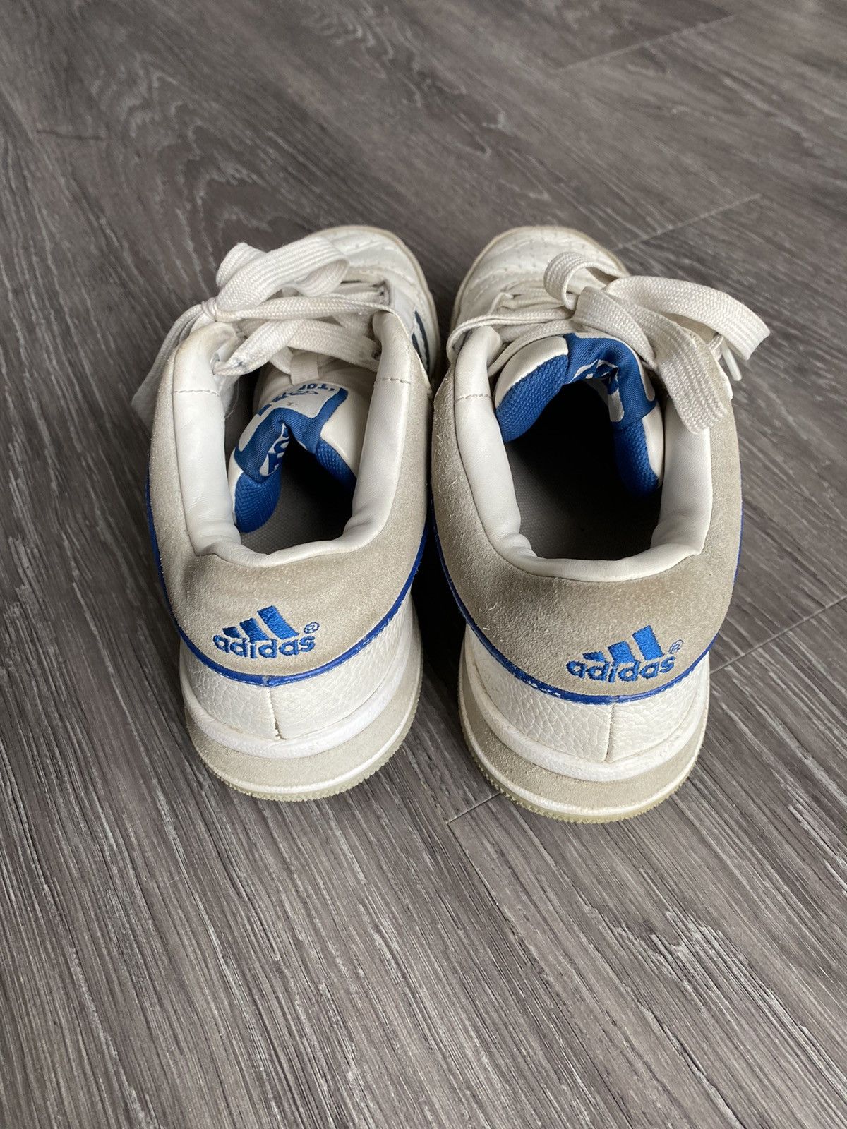 Adidas Rare Adidas Top Ten Low Shoes White Blue Sneakers Vintage Size US 8 / EU 41 - 5 Thumbnail