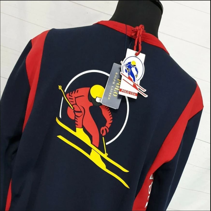 Polo Ralph Lauren Polo Ralph Lauren Skier Polo USA Pullover Sweatshirt XL Size US XL / EU 56 / 4 - 7 Thumbnail