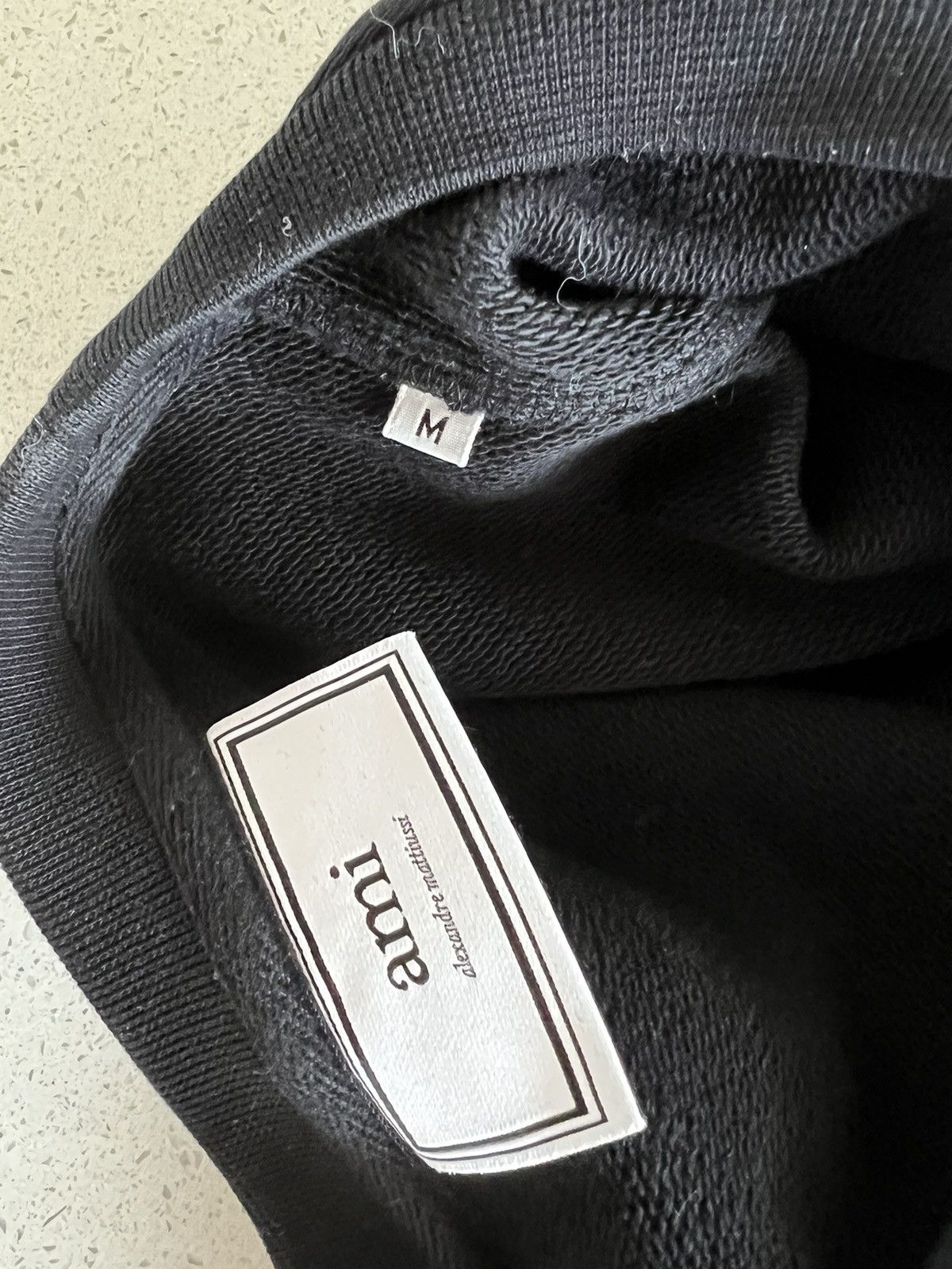 AMI NEW AMI Small Embroidered Logo Black Sweatshirt Size US M / EU 48-50 / 2 - 5 Thumbnail