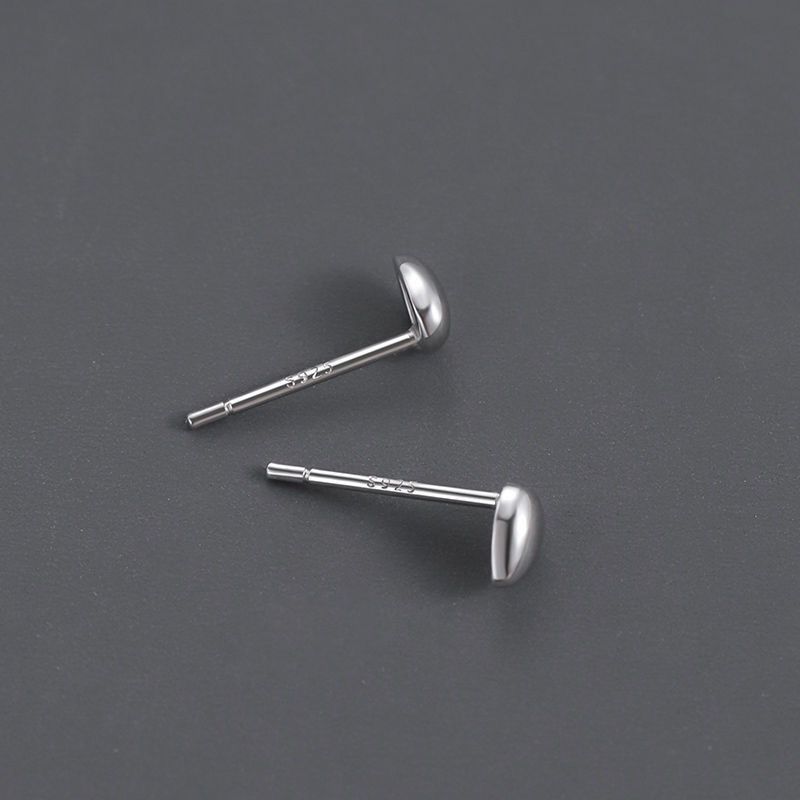 Other 925 Silver Plated Teardrop Stud Earrings for Men Women Size ONE SIZE - 2 Thumbnail