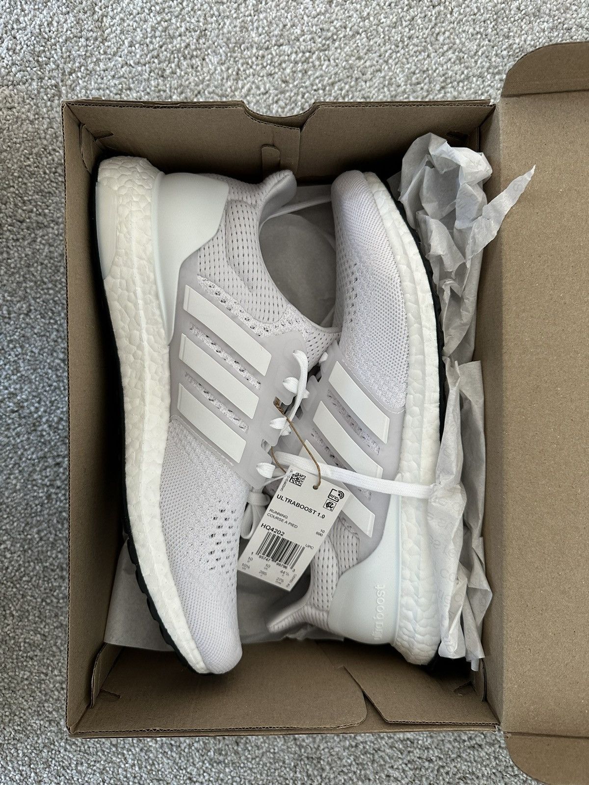 Adidas Ultra Adidas UltraBoost 1.0 triple white 2023 Grailed