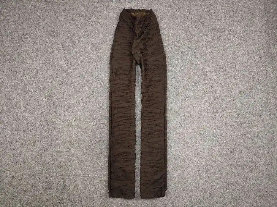 Vintage Japan Dark mesh women Flared Pants issey miyake