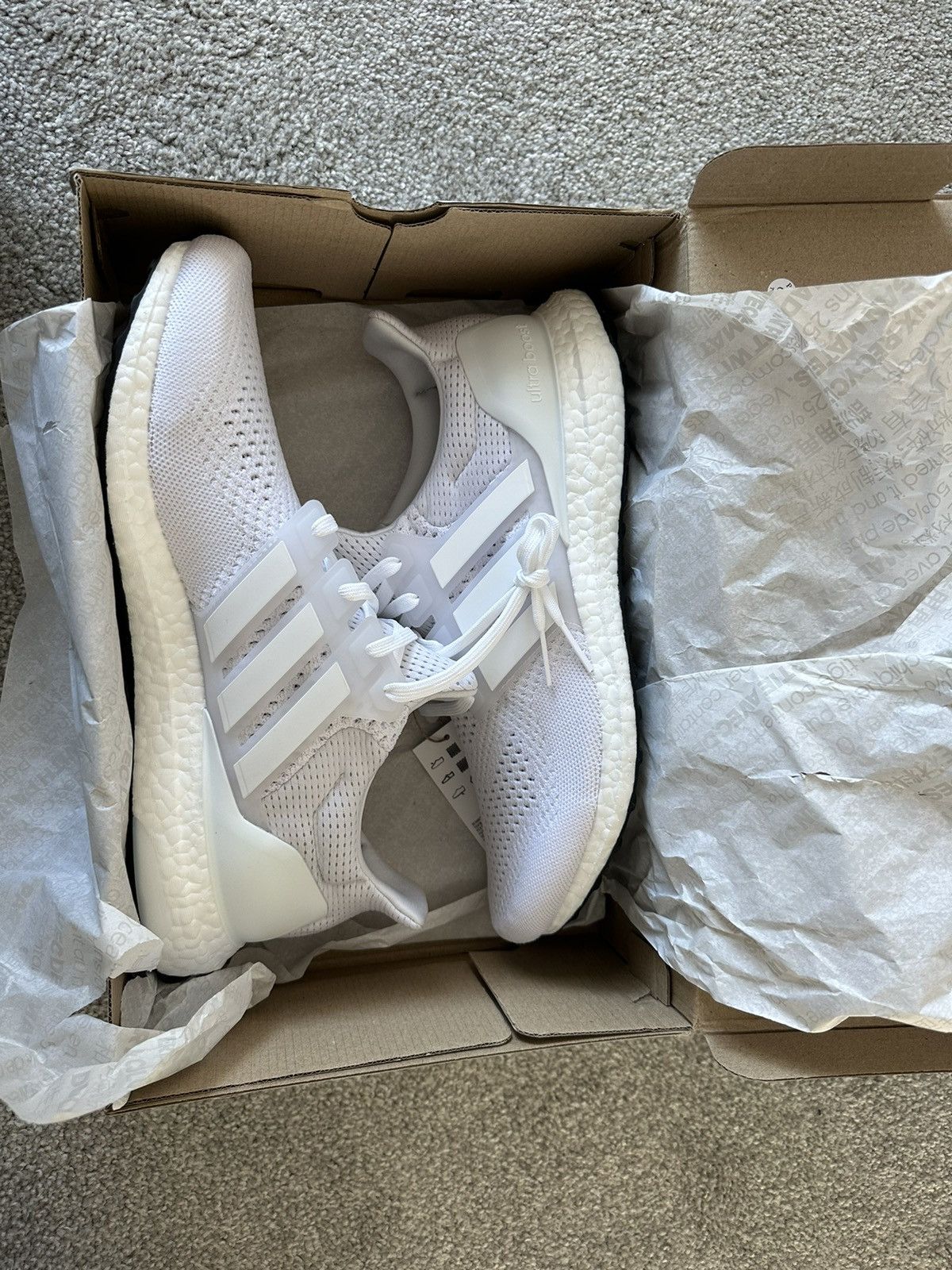 Adidas Ultra Adidas UltraBoost 1.0 triple white 2023 Grailed