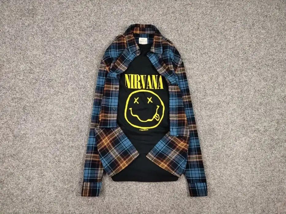 Flannel Vintage Flannel Shirt Checkered Travis Scott Style Size US M / EU 48-50 / 2 - 1 Thumbnail