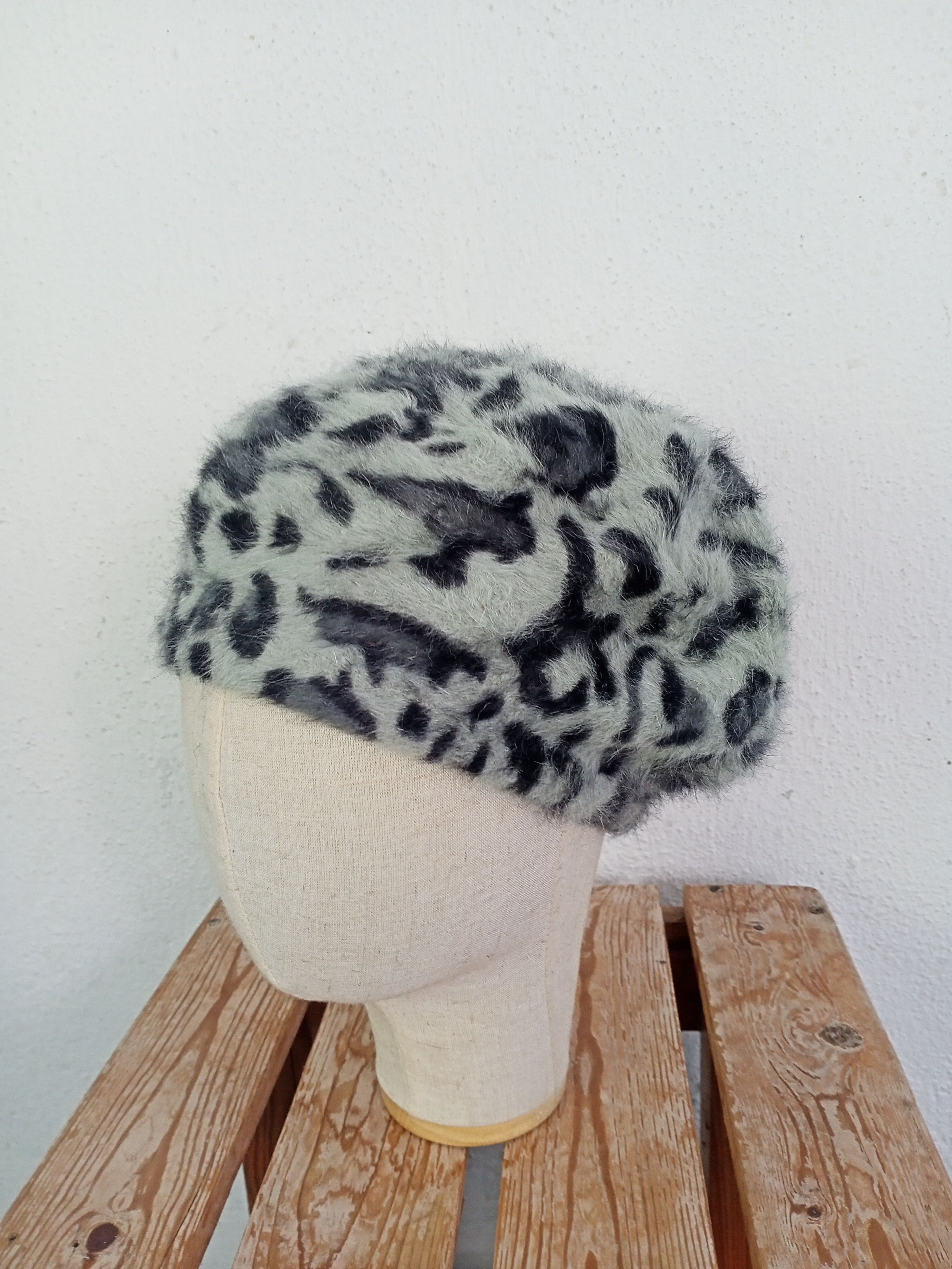 Japanese Brand Leopard France Beret Hat Size ONE SIZE - 3 Thumbnail