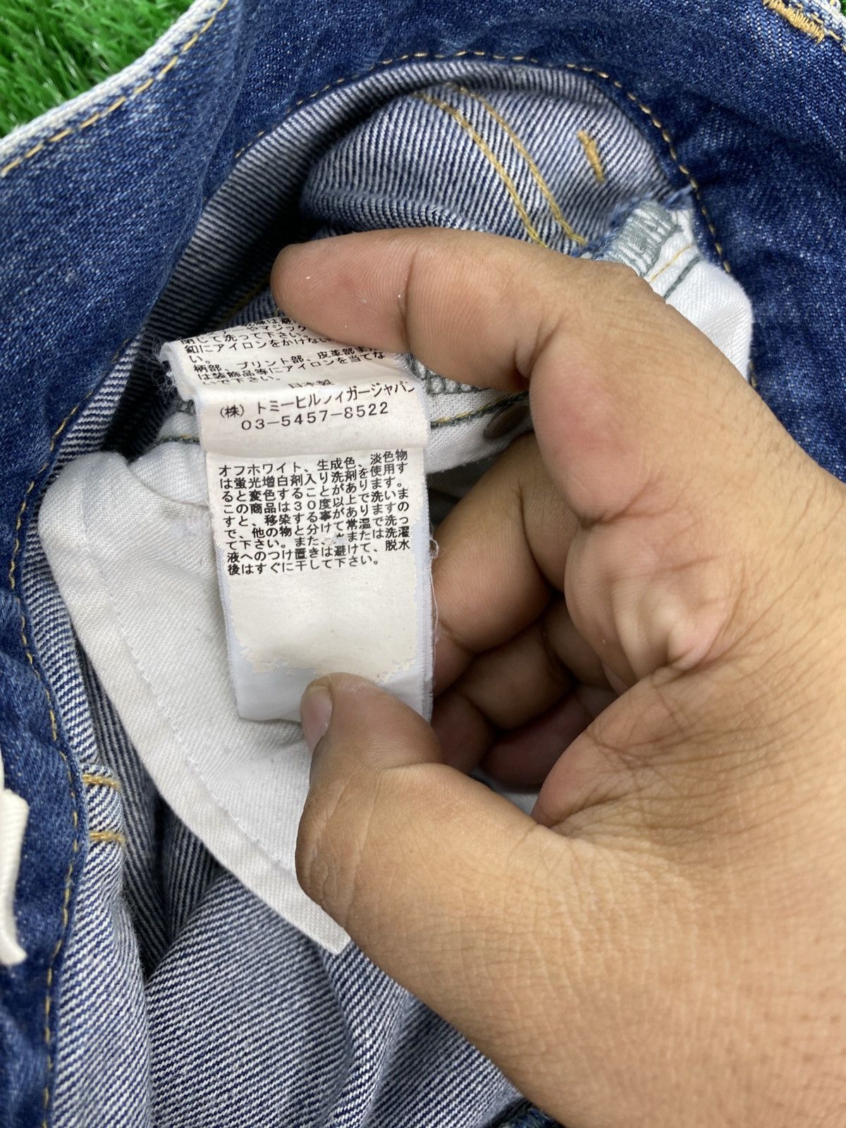 Tommy Hilfiger × Tommy Jeans × Vintage Vintage Tommy Jeans Dark Blue Denim Jeans Hilfiger Size 32" / US 10 / IT 46 - 3 Thumbnail