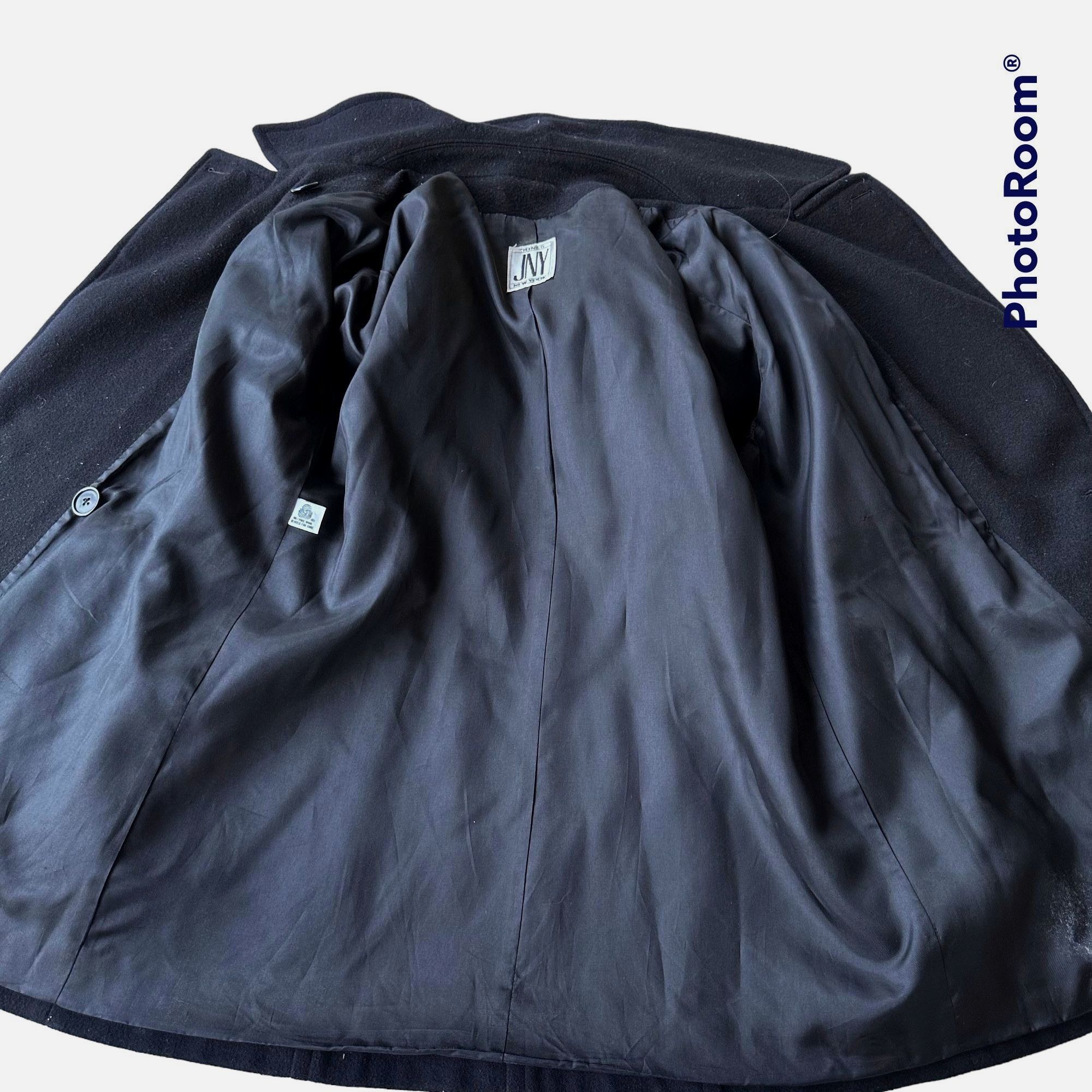 Jones New York × Vintage Jones New York Peacoat Medium? JNY Wool Navy Vintage 80's Size M / US 6-8 / IT 42-44 - 11 Thumbnail