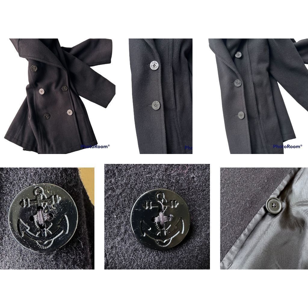 Jones New York × Vintage Jones New York Peacoat Medium? JNY Wool Navy Vintage 80's Size M / US 6-8 / IT 42-44 - 5 Thumbnail