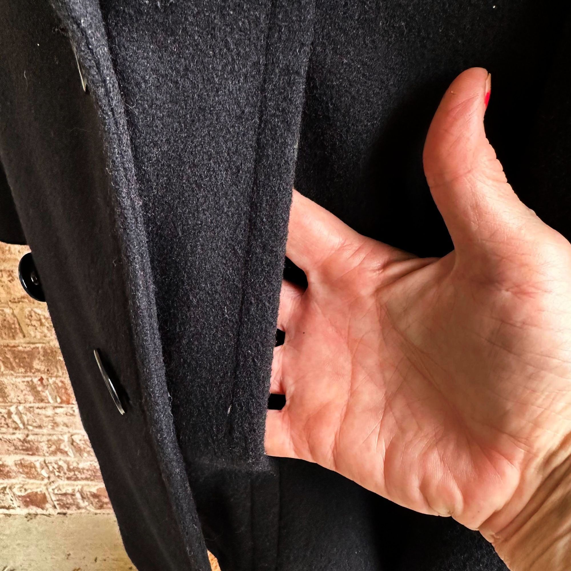 Jones New York × Vintage Jones New York Peacoat Medium? JNY Wool Navy Vintage 80's Size M / US 6-8 / IT 42-44 - 7 Thumbnail