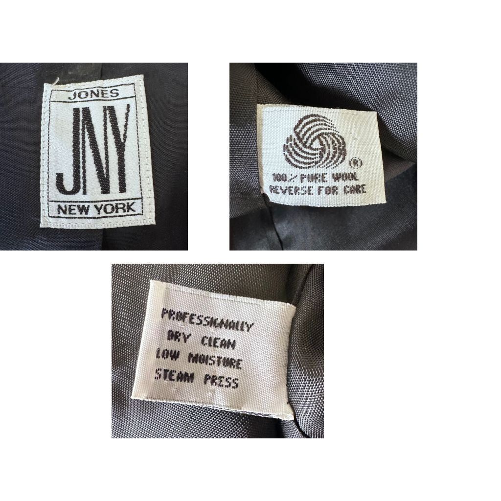 Jones New York × Vintage Jones New York Peacoat Medium? JNY Wool Navy Vintage 80's Size M / US 6-8 / IT 42-44 - 12 Thumbnail