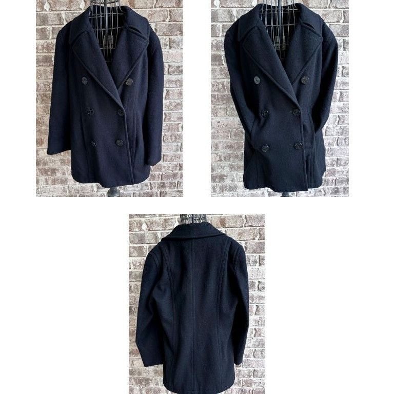 Jones New York × Vintage Jones New York Peacoat Medium? JNY Wool Navy Vintage 80's Size M / US 6-8 / IT 42-44 - 3 Thumbnail