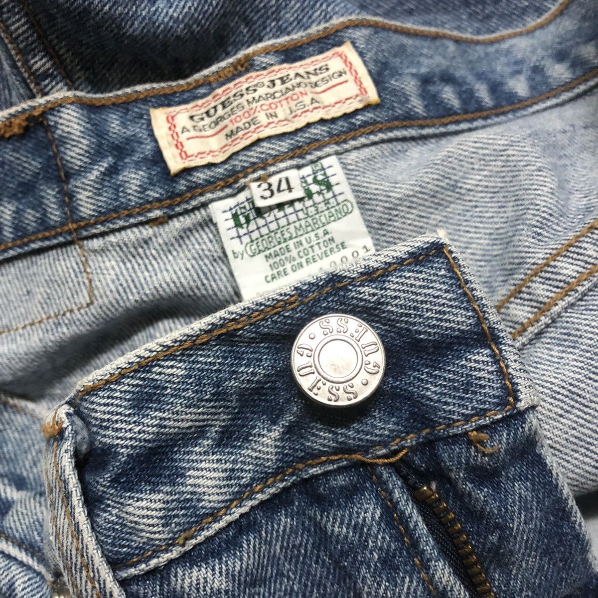 Georges Marciano × Guess Vintage Guess Jeans By George Marciano Size US 32 / EU 48 - 3 Thumbnail