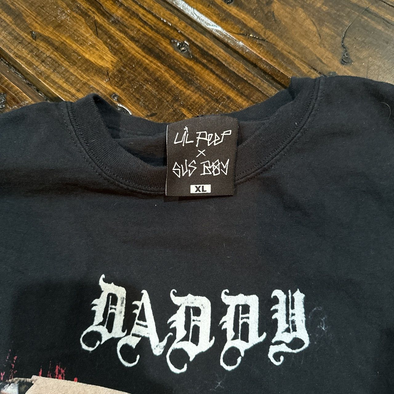 GOTHBOICLIQUE Lil Peep x Sus Boy Daddy Tee Mens XL Size US XL / EU 56 / 4 - 2 Thumbnail