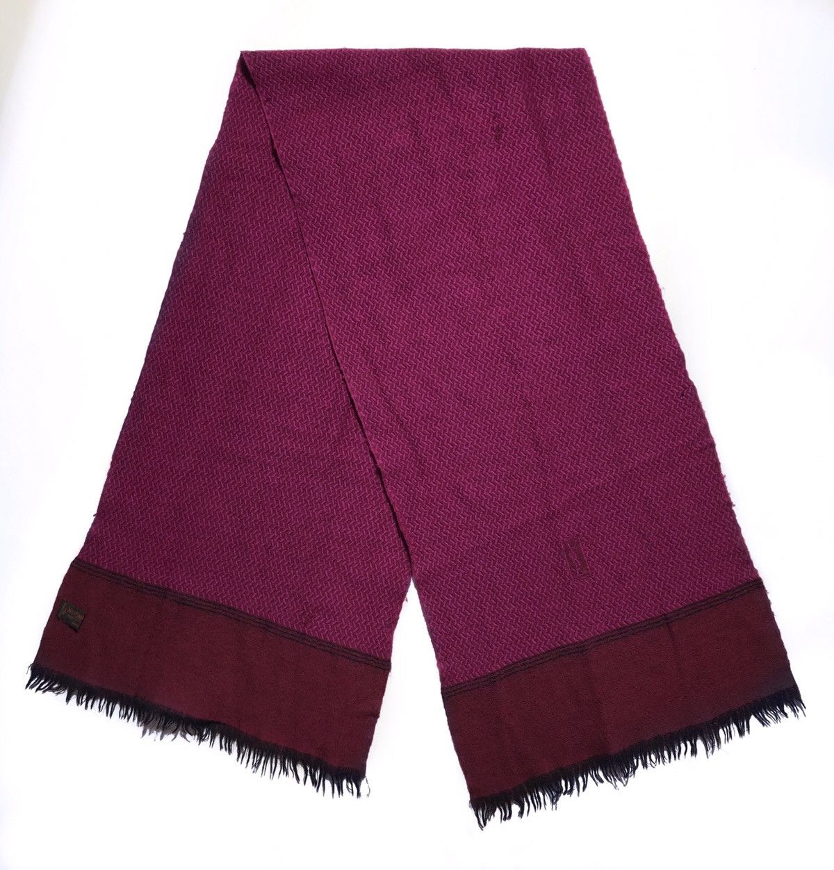 Yves Saint Laurent Yves Saint Laurent Vintage Wool Scarf Size ONE SIZE - 2 Thumbnail