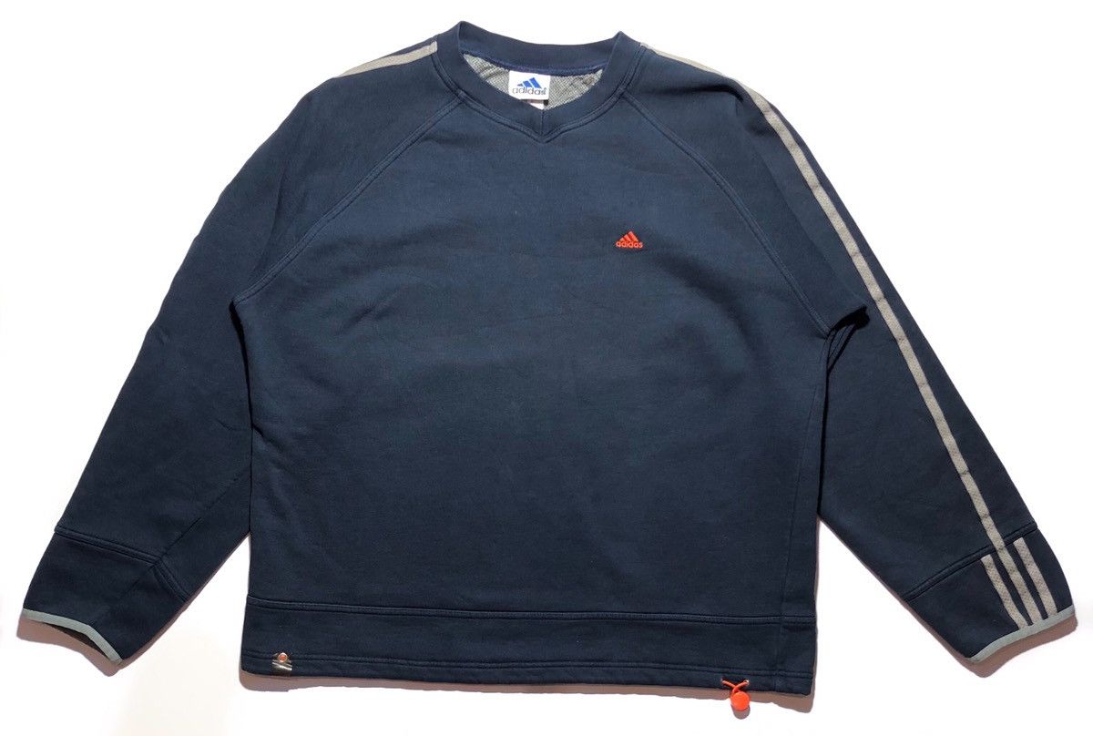 Adidas Vintage Adidas Sweatshirt With Stripes Size US M / EU 48-50 / 2 - 1 Thumbnail