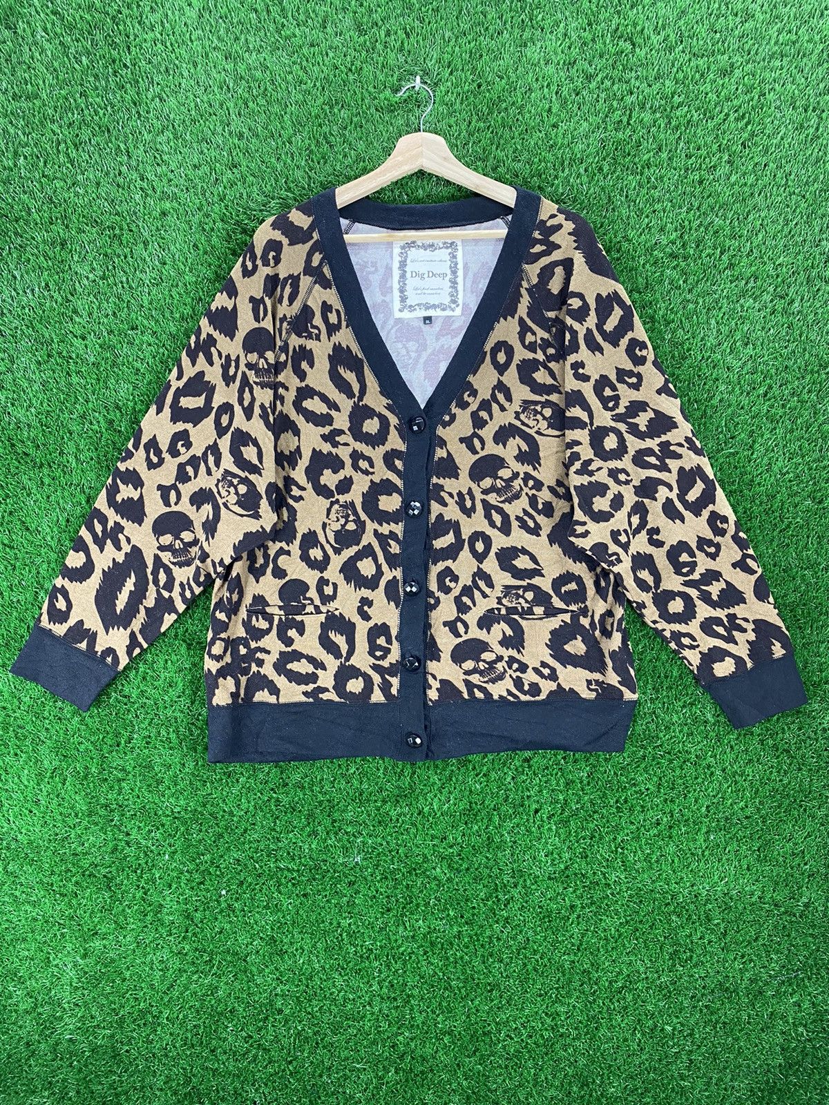 Vintage Dig Deep Punk Rock Cardigan Japanese