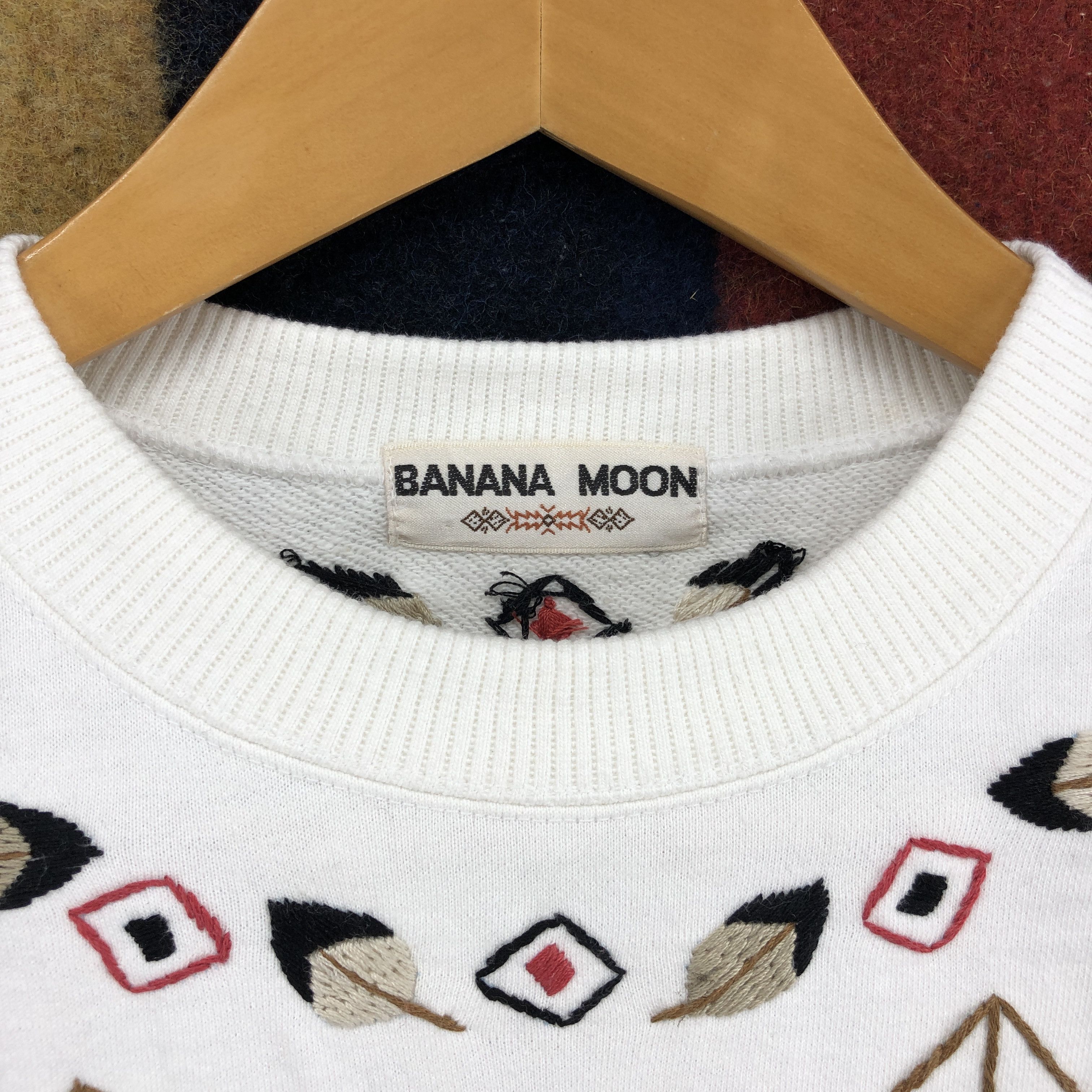 Japanese Brand BANANA MOON Crew Neck Women Sweatshirt #0293/N Size M / US 6-8 / IT 42-44 - 4 Thumbnail