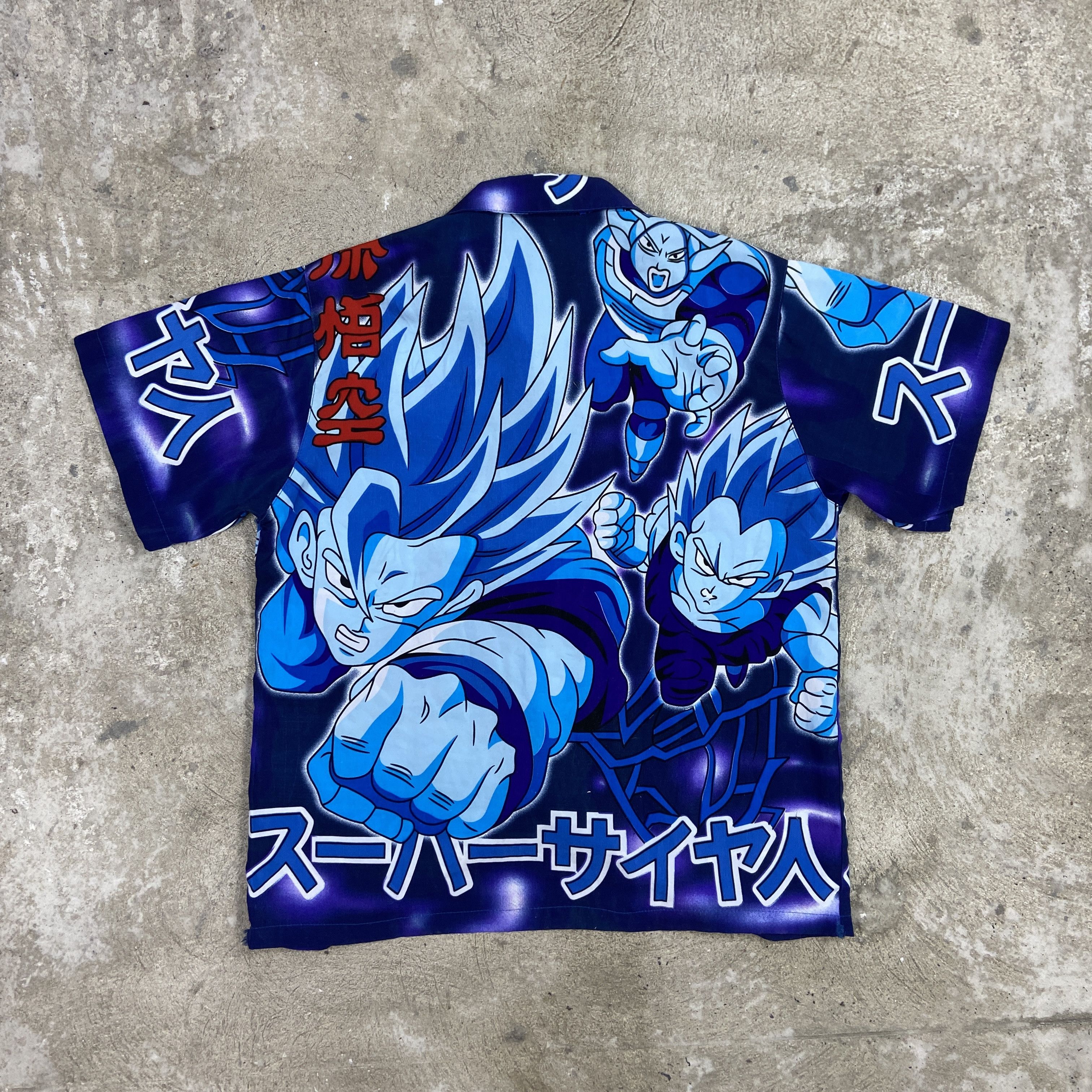 Anime DRAGON BALL 1990s RARE ALL OVERPRINTED BOXY SHIRT - № 110 Size US M / EU 48-50 / 2 - 2 Thumbnail