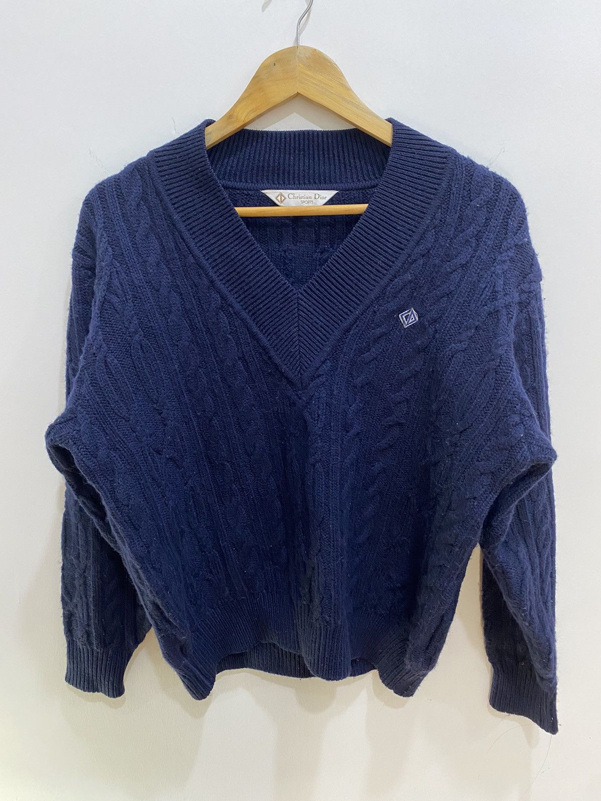 Christian Dior Monsieur Vintage Christian Dior Sport Cable Knit Sweater Size US M / EU 48-50 / 2 - 7 Thumbnail