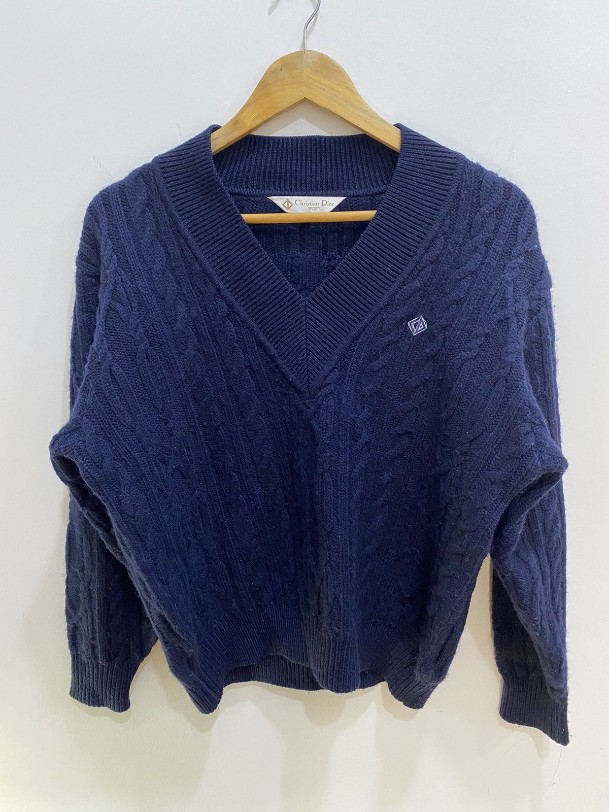 Christian Dior Monsieur Vintage Christian Dior Sport Cable Knit Sweater Size US M / EU 48-50 / 2 - 6 Thumbnail