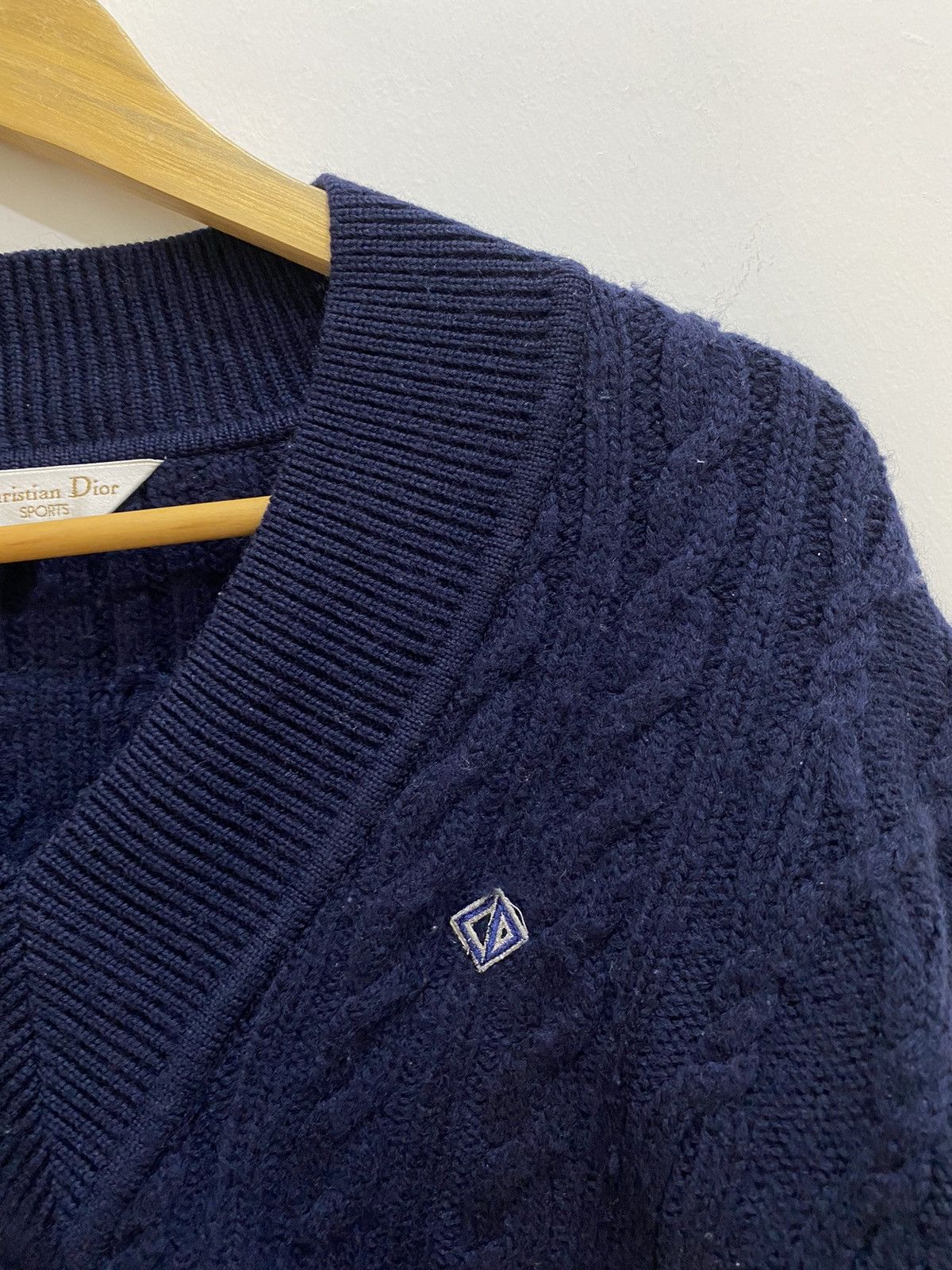 Christian Dior Monsieur Vintage Christian Dior Sport Cable Knit Sweater Size US M / EU 48-50 / 2 - 3 Thumbnail
