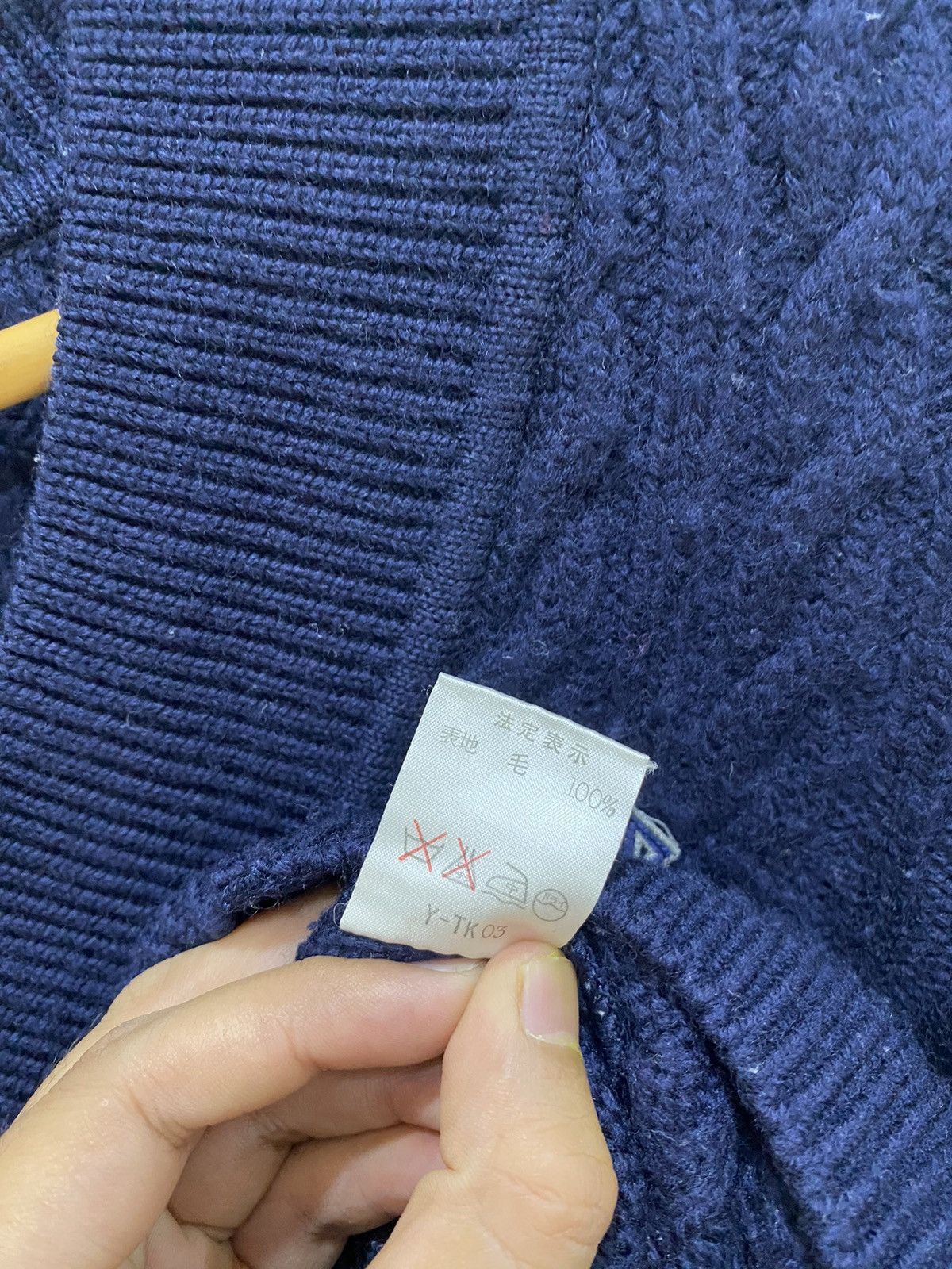 Christian Dior Monsieur Vintage Christian Dior Sport Cable Knit Sweater Size US M / EU 48-50 / 2 - 9 Thumbnail