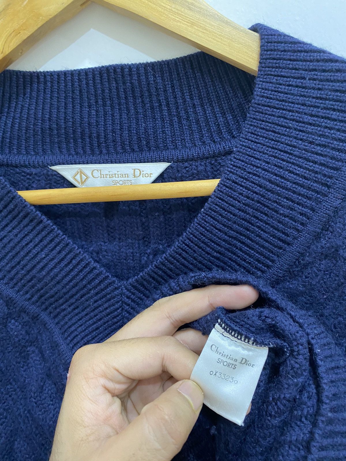 Christian Dior Monsieur Vintage Christian Dior Sport Cable Knit Sweater Size US M / EU 48-50 / 2 - 8 Thumbnail