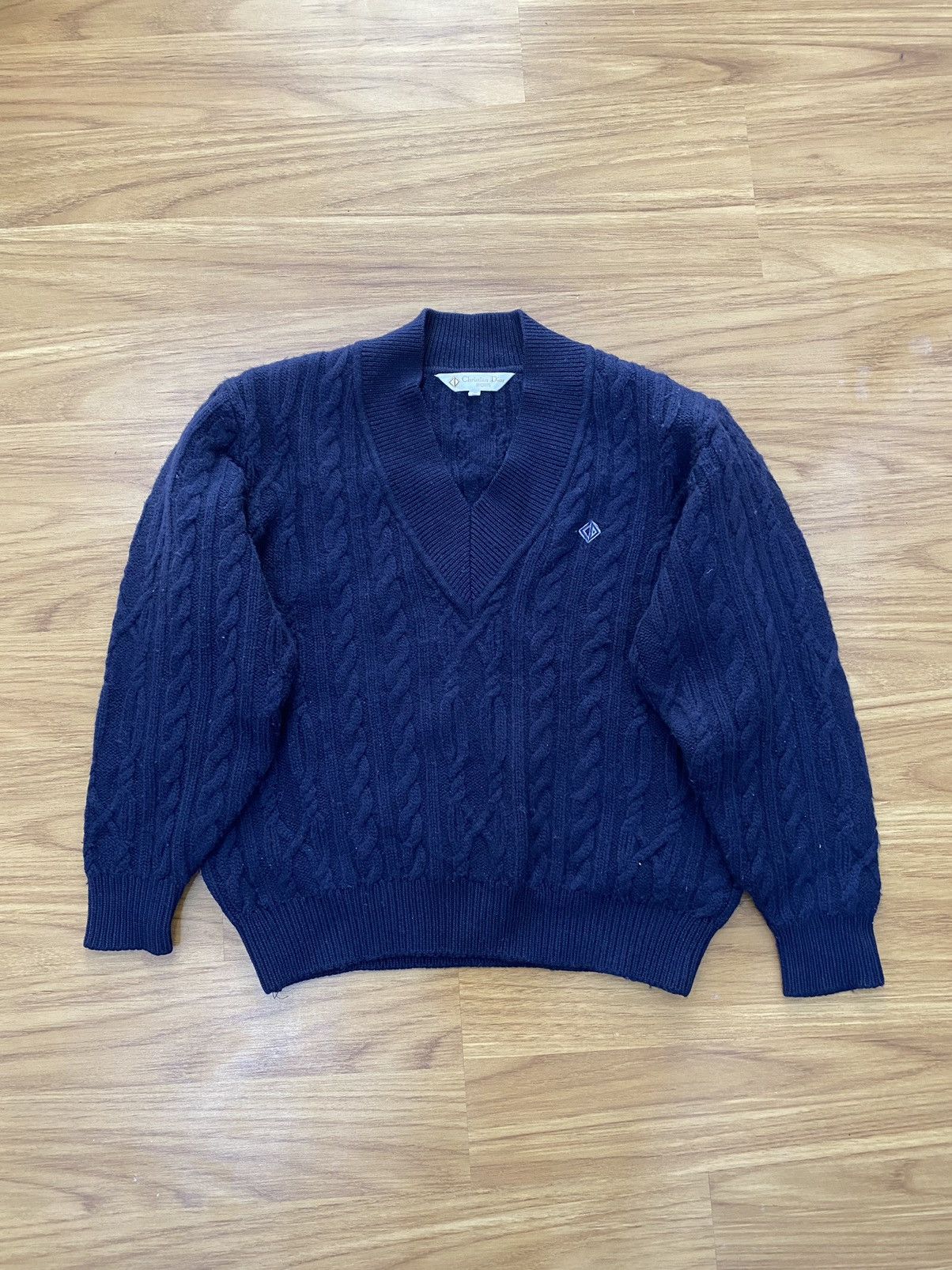 Christian Dior Monsieur Vintage Christian Dior Sport Cable Knit Sweater Size US M / EU 48-50 / 2 - 4 Thumbnail