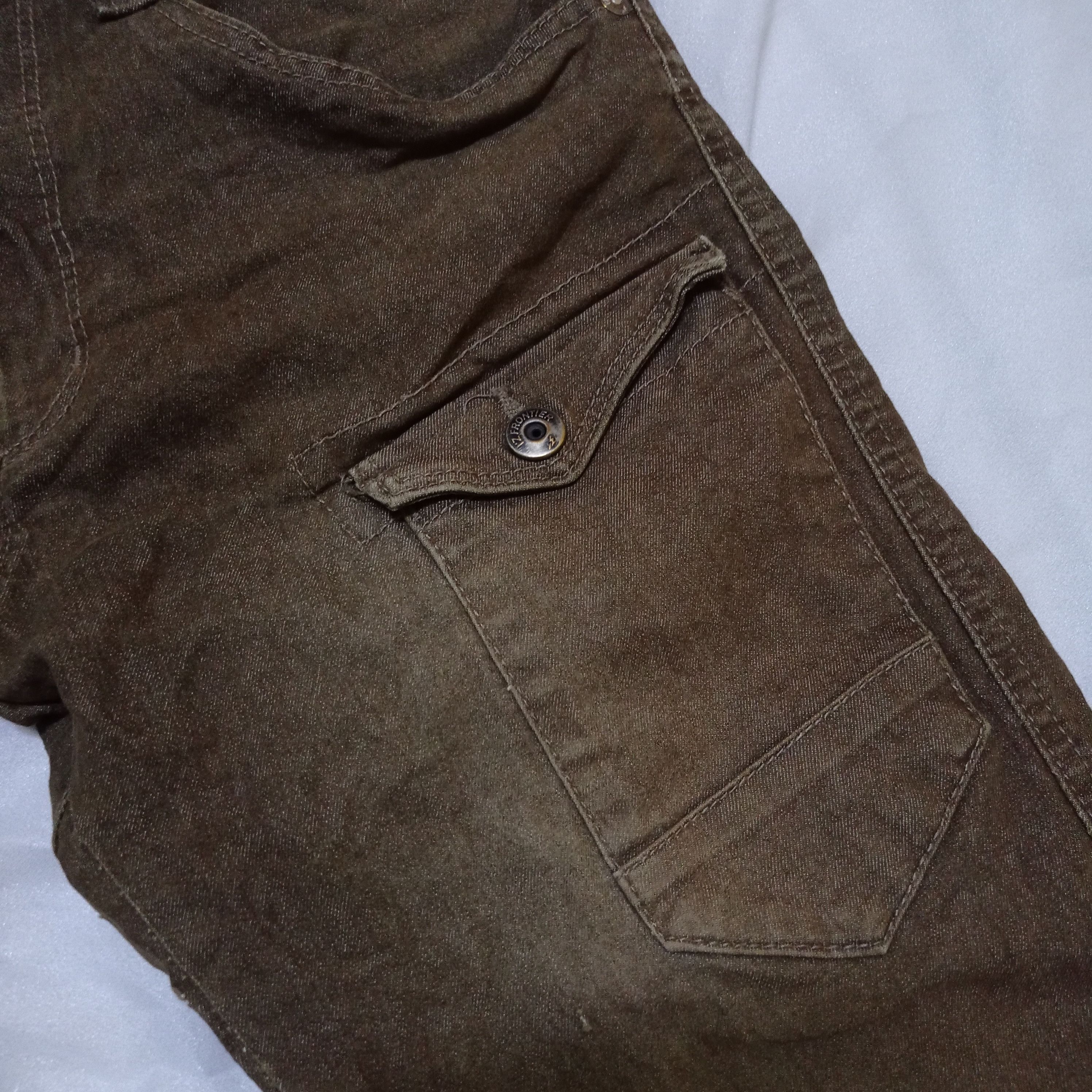 Japanese Brand × Vintage RETRO DISTRESSED CARGO PANTS BY 3D STRETCH ❌ 7 POCKETS Size US 30 / EU 46 - 10 Thumbnail