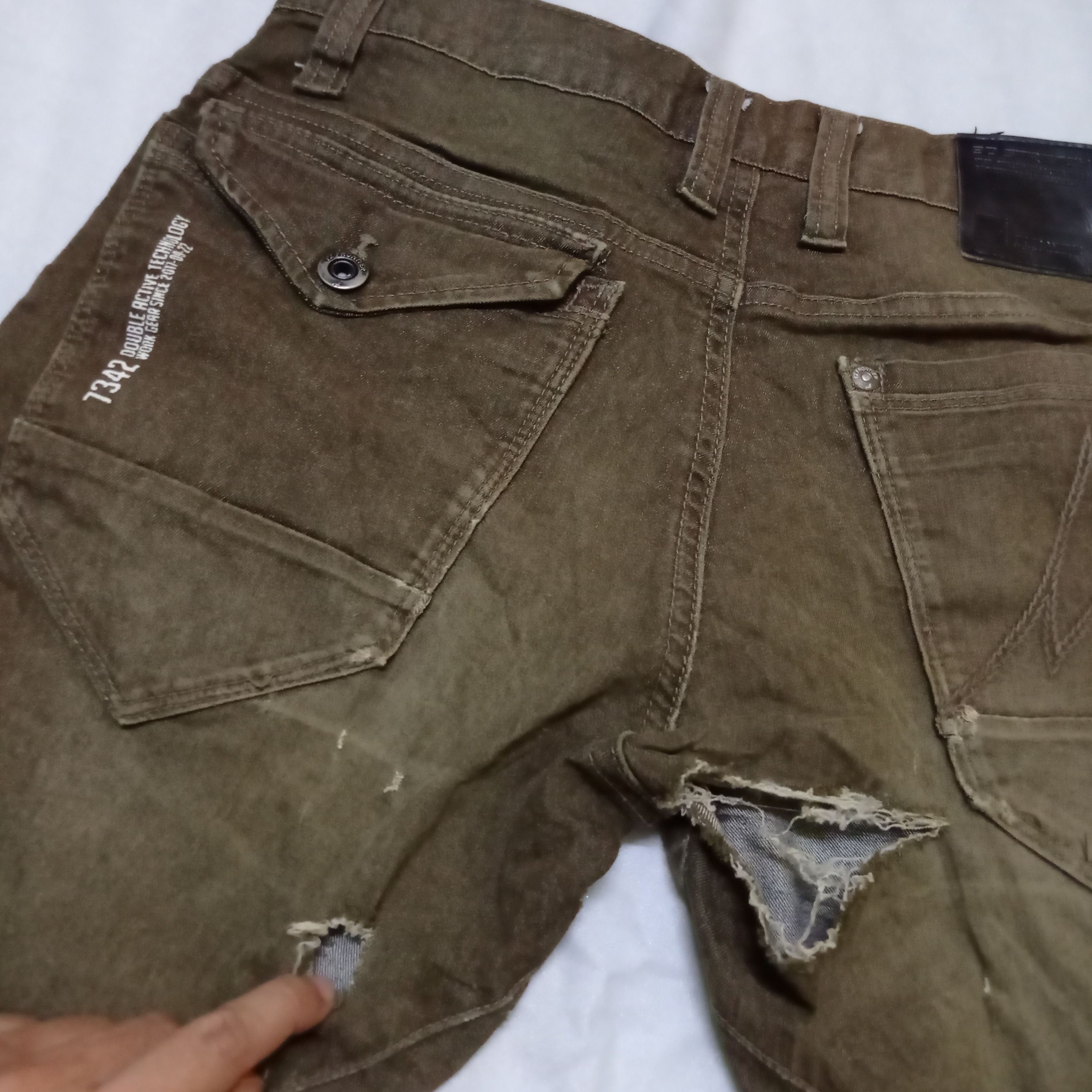 Japanese Brand × Vintage RETRO DISTRESSED CARGO PANTS BY 3D STRETCH ❌ 7 POCKETS Size US 30 / EU 46 - 11 Thumbnail
