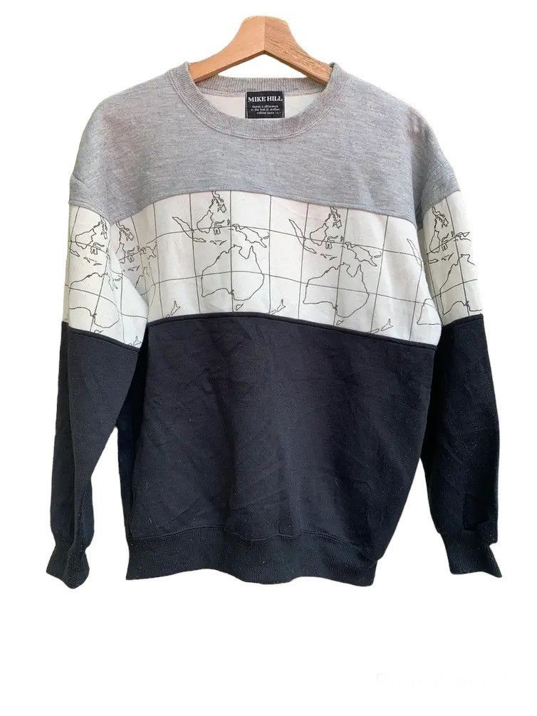 Multicolour Worl Map sweatshirt