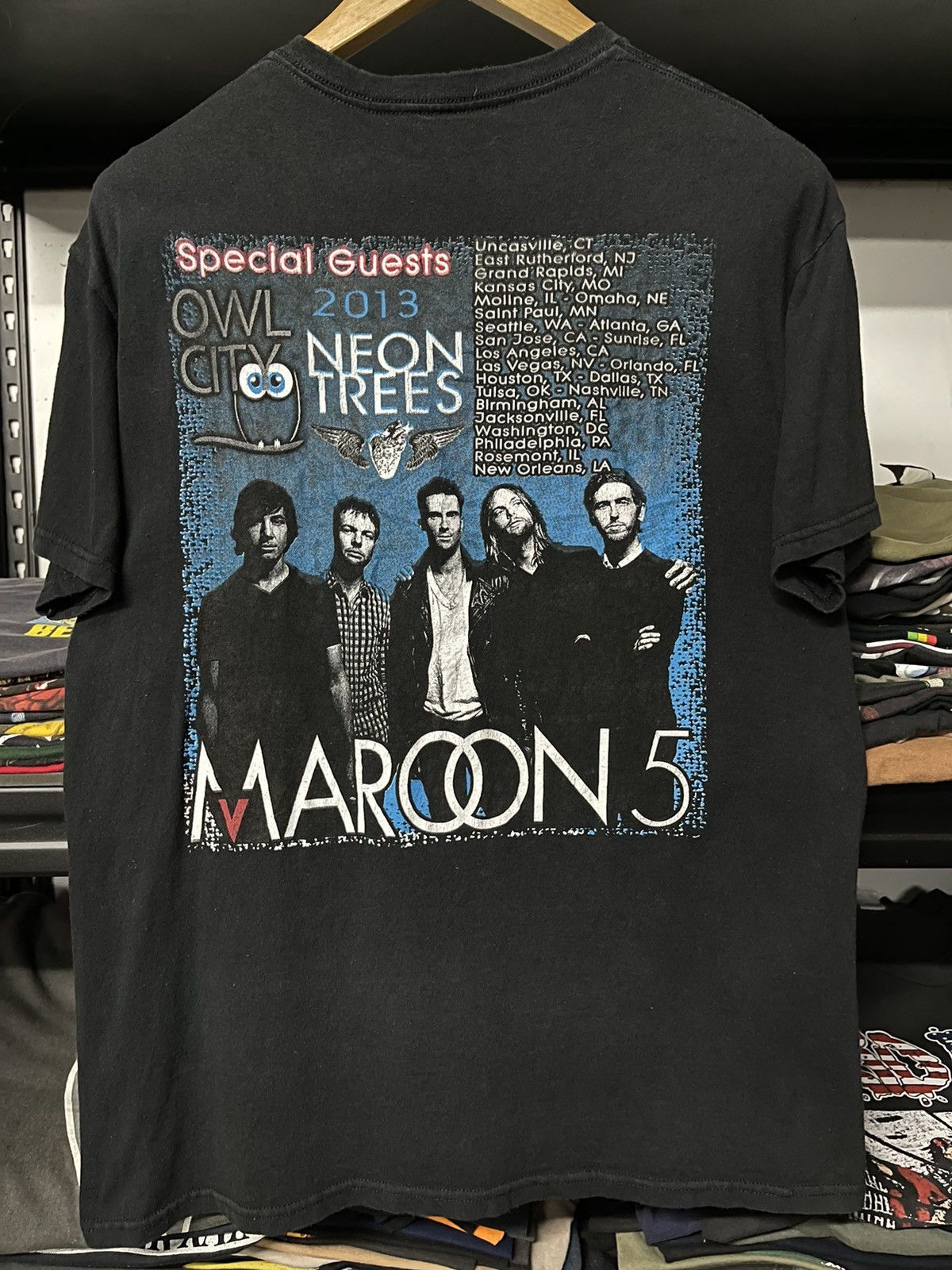 Band Tees × Rap Tees × Vintage Vintage Maroon 5 Special Guests Rap Tees Design Size US L / EU 52-54 / 3 - 2 Thumbnail