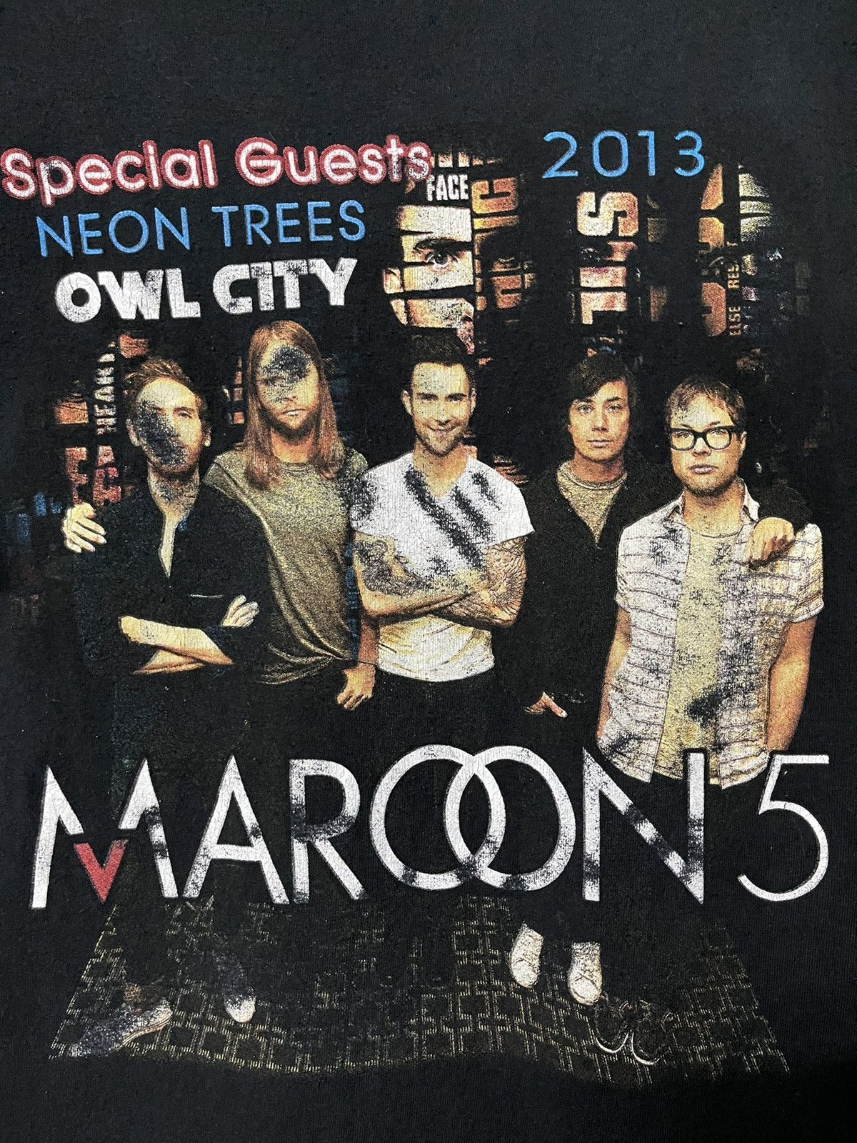 Band Tees × Rap Tees × Vintage Vintage Maroon 5 Special Guests Rap Tees Design Size US L / EU 52-54 / 3 - 3 Thumbnail